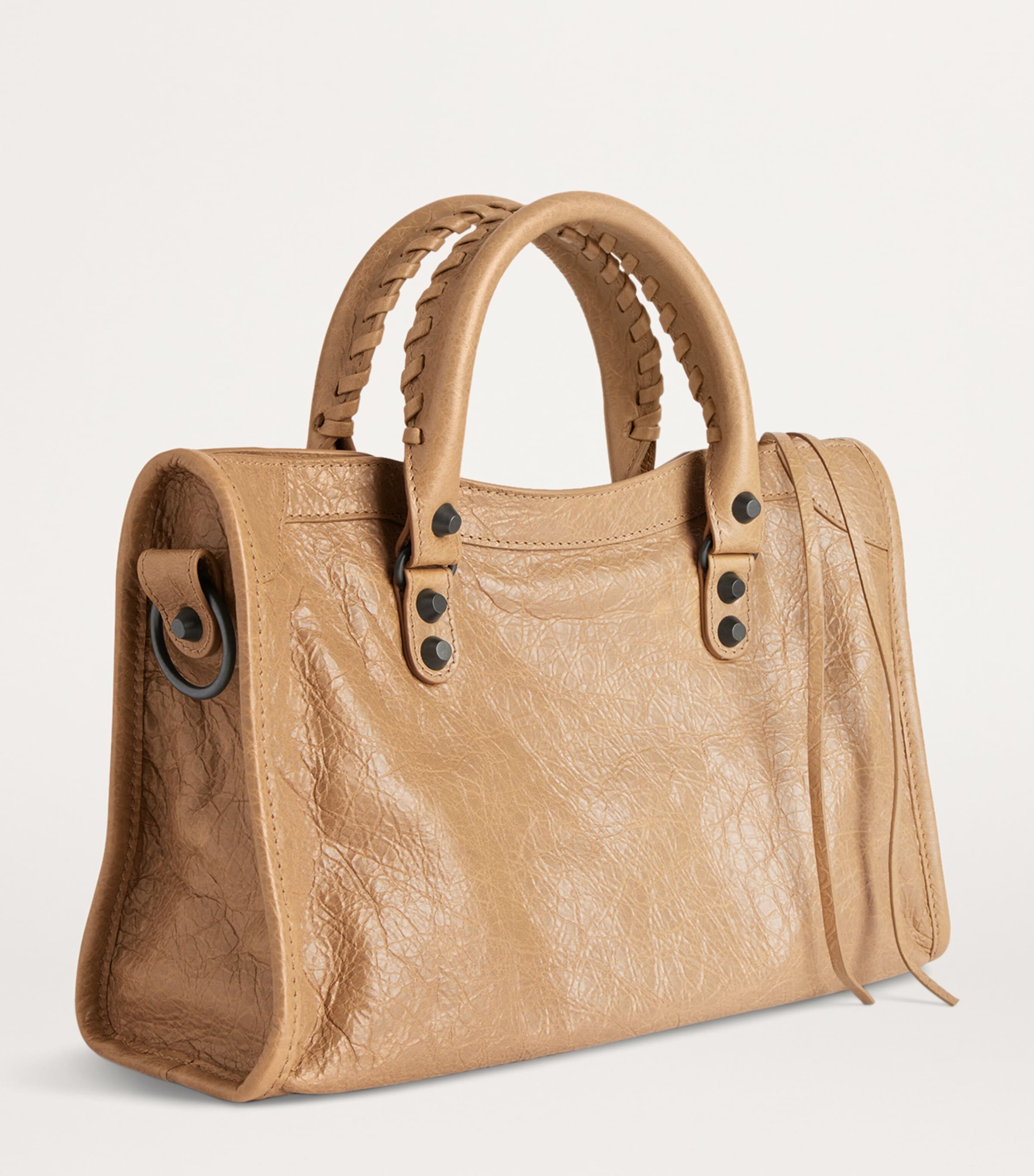 Balenciaga Small Leather Le City Top-Handle Bag Image 5