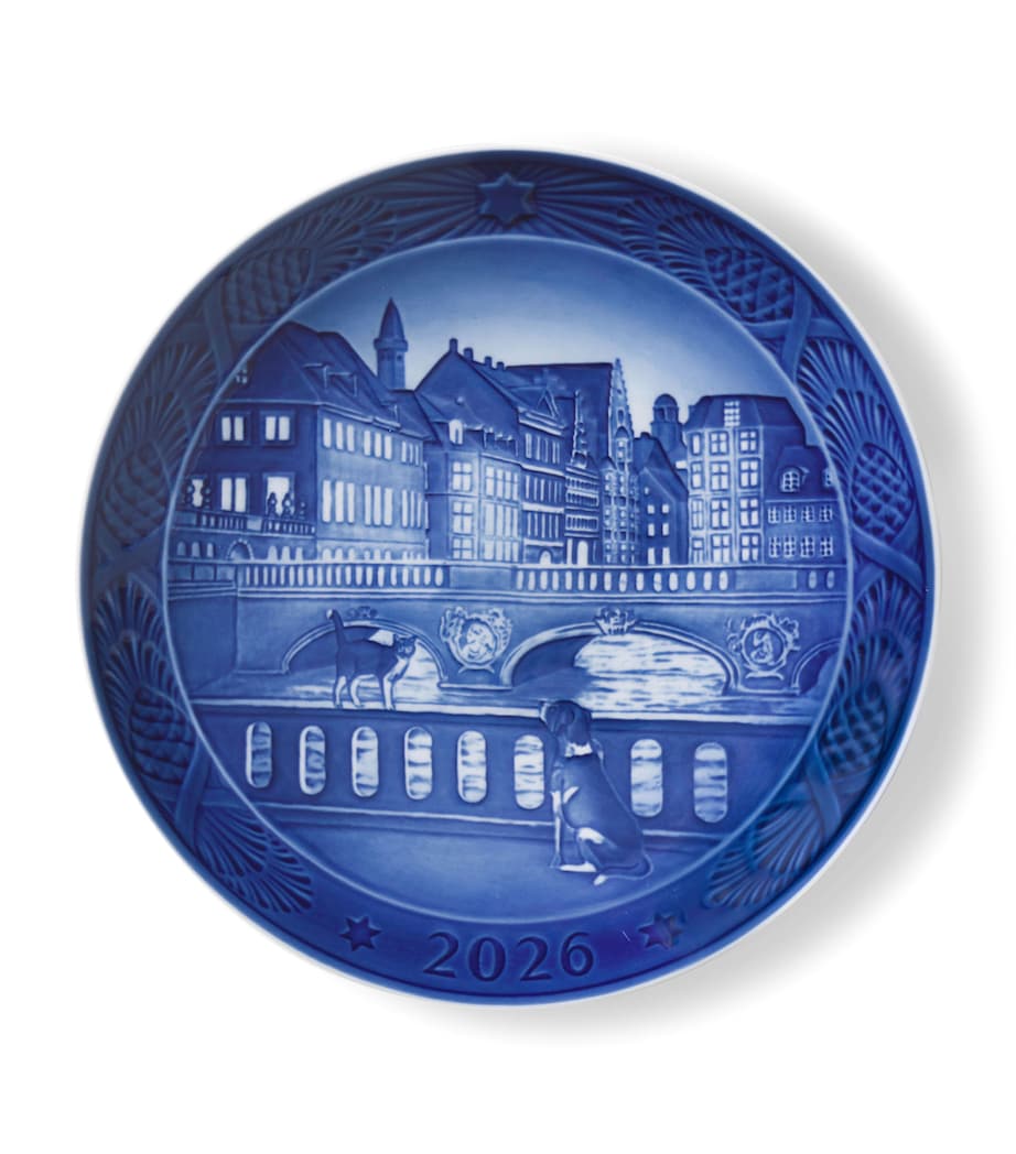 Royal Copenhagen Blue Collectibles Christmas 2026 Plate (18cm) Blue Image 4