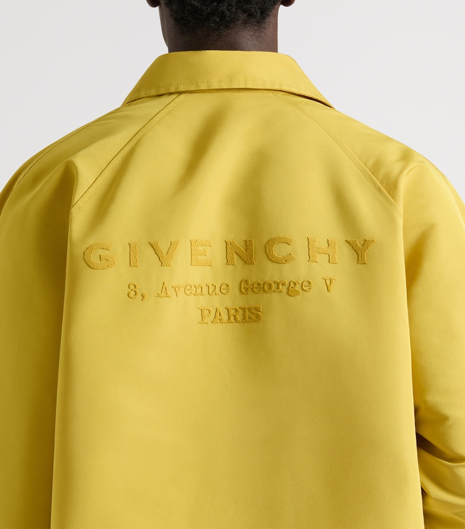 Faille Logo Coach Jacket MUSTARD Image 5