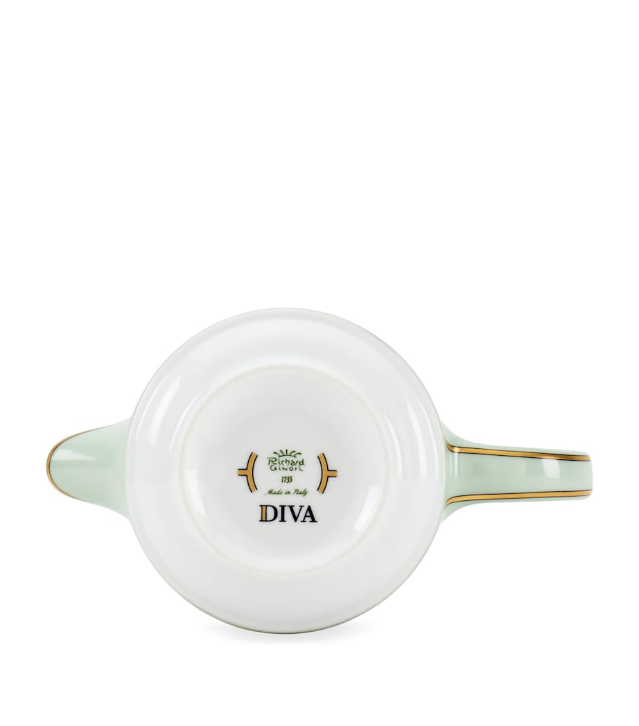 Porcelain Colonna Diva Verde Coffee Pot (500ml) G00134900 Image 3