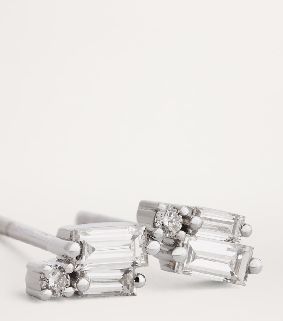 Suzanne Kalan White Gold and Diamond Bold Burst Stud Earrings Wg/wd Image 6