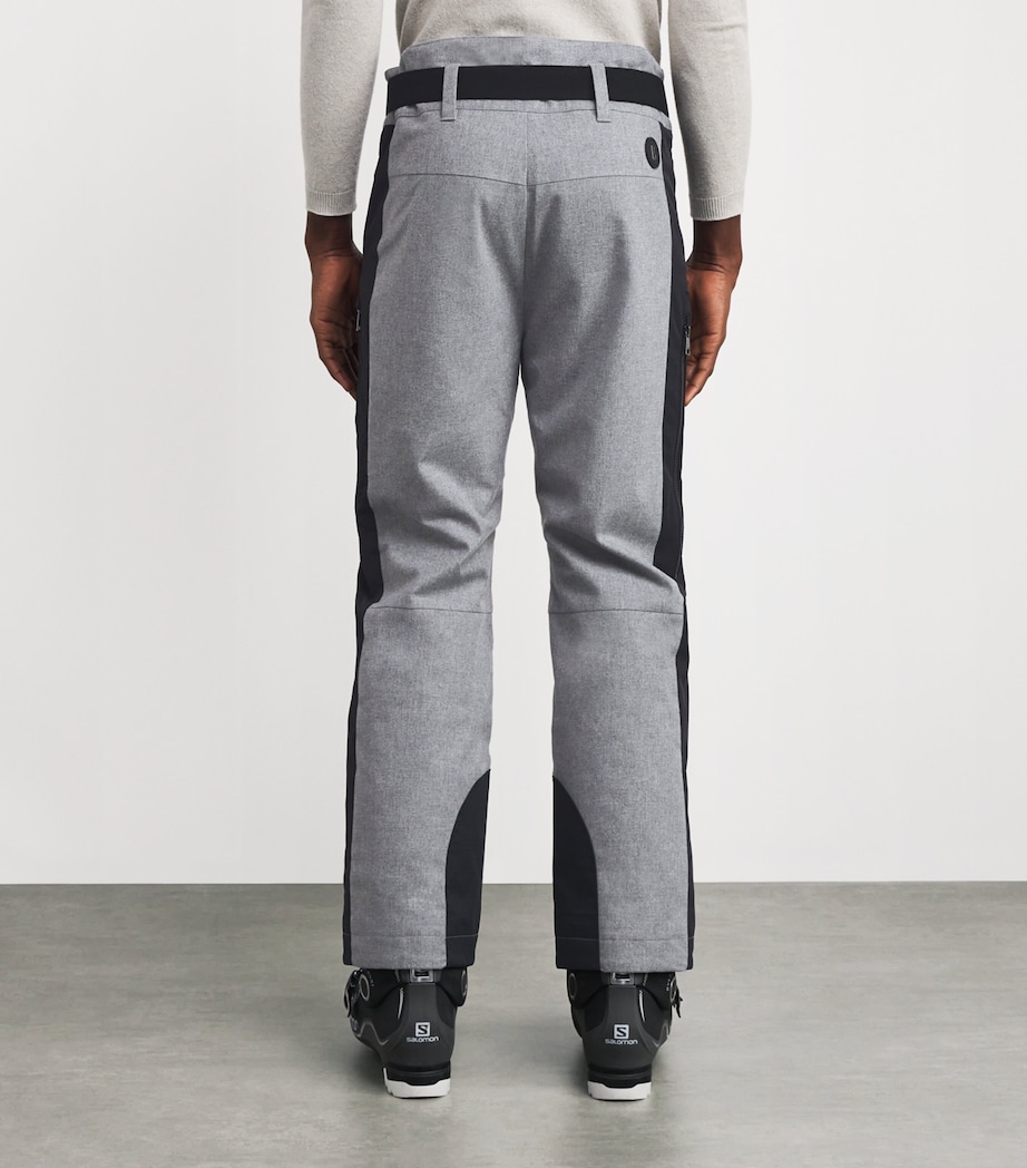 Water-Repellent Virgin Wool-Blend Wido Ski Trousers 012-LIGHT GREY MEL Image 4