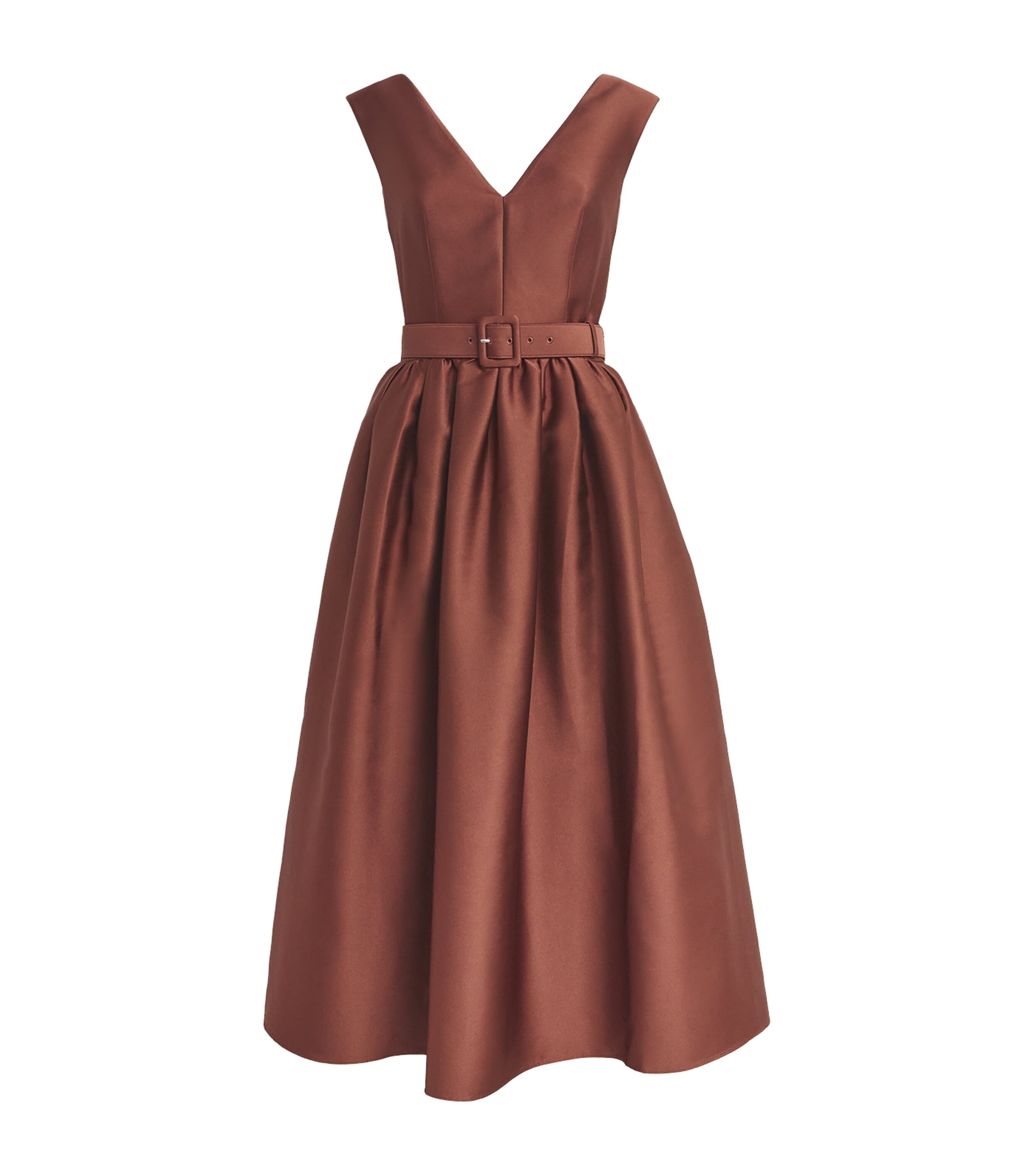Roland Mouret Womens Taffeta Midi Dress Coco Image 1