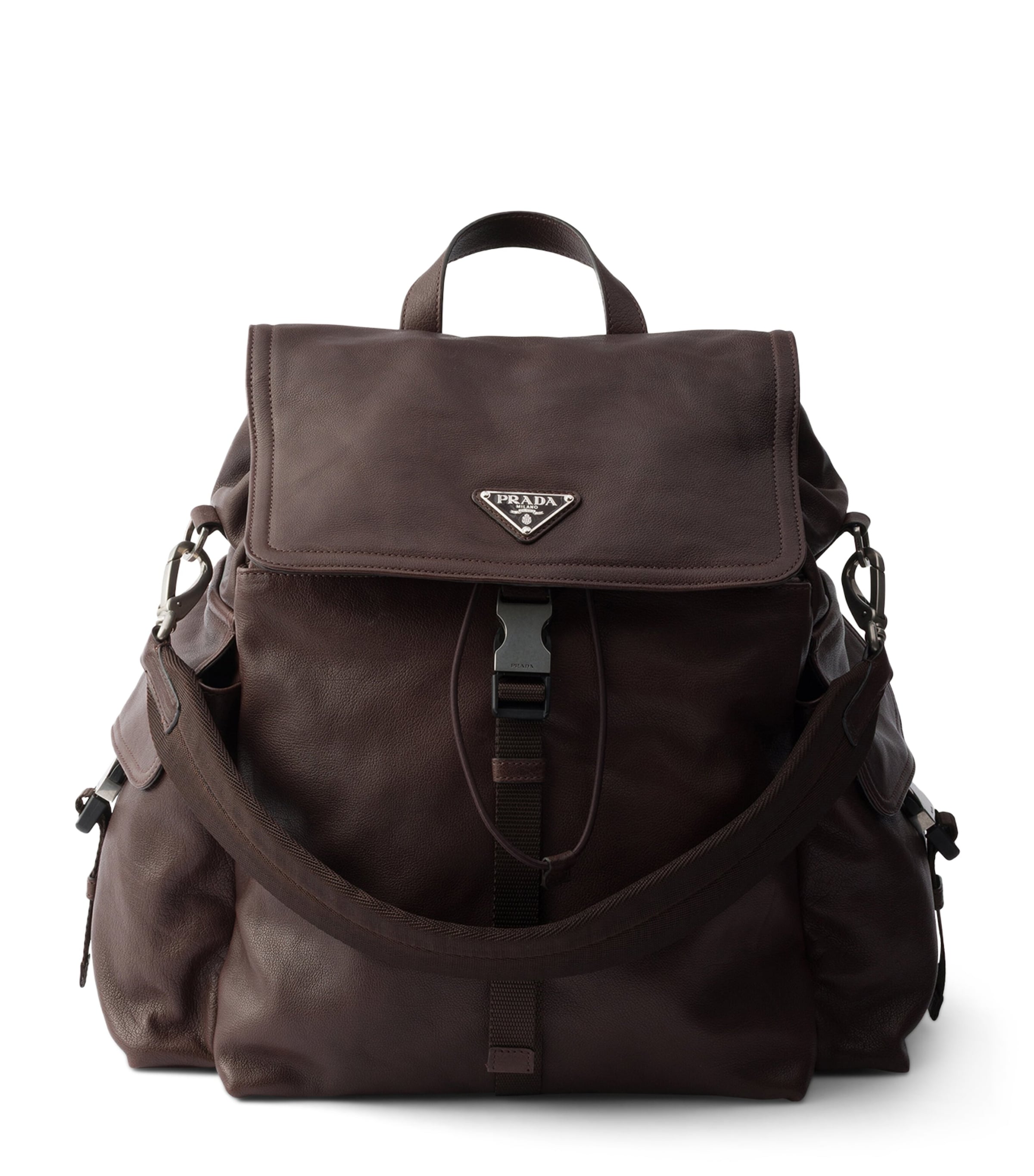 Prada Leather Explore Backpack Image 1