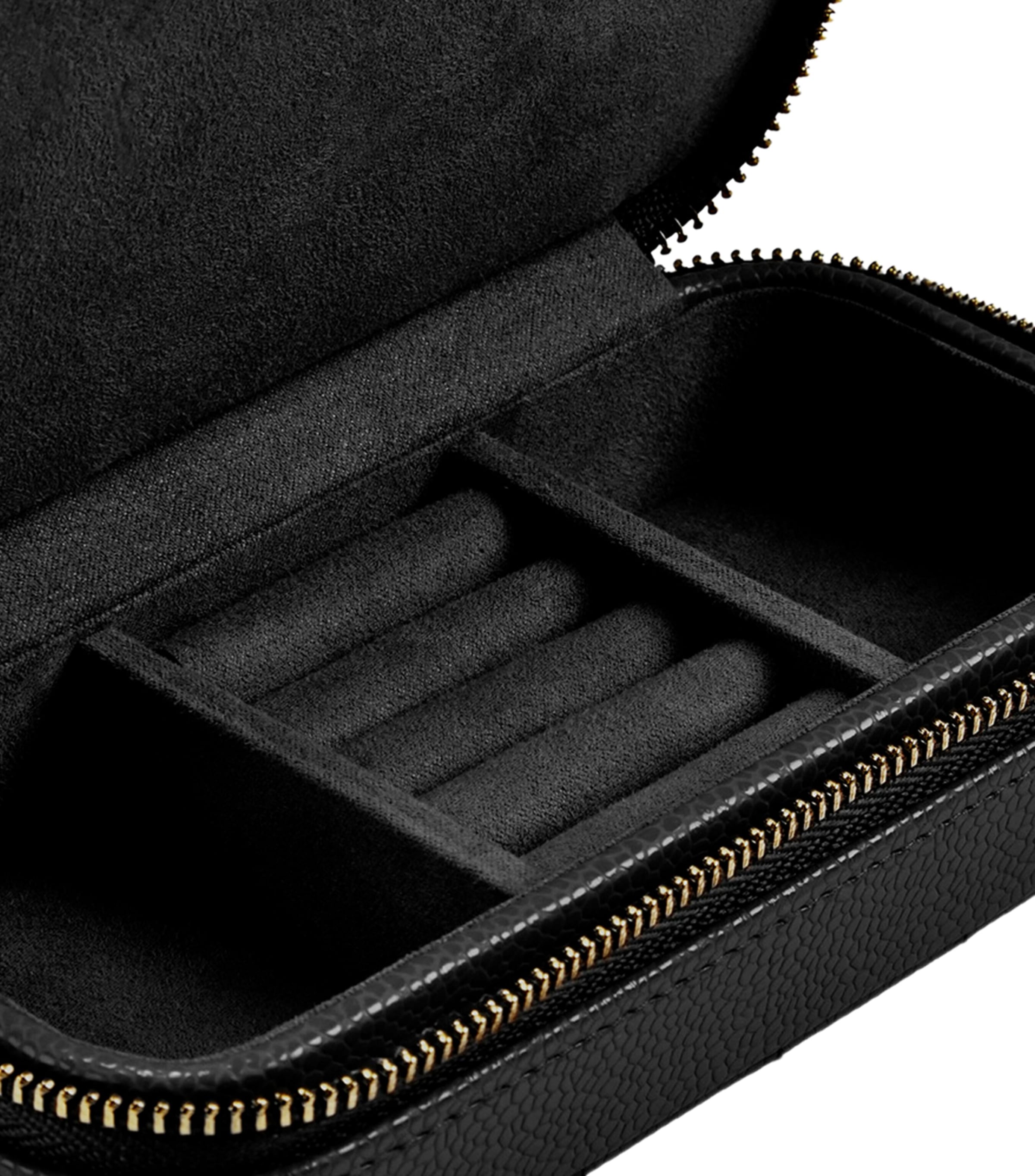 WOLF Extra-Large Lauren Jewellery Box Black Image 8