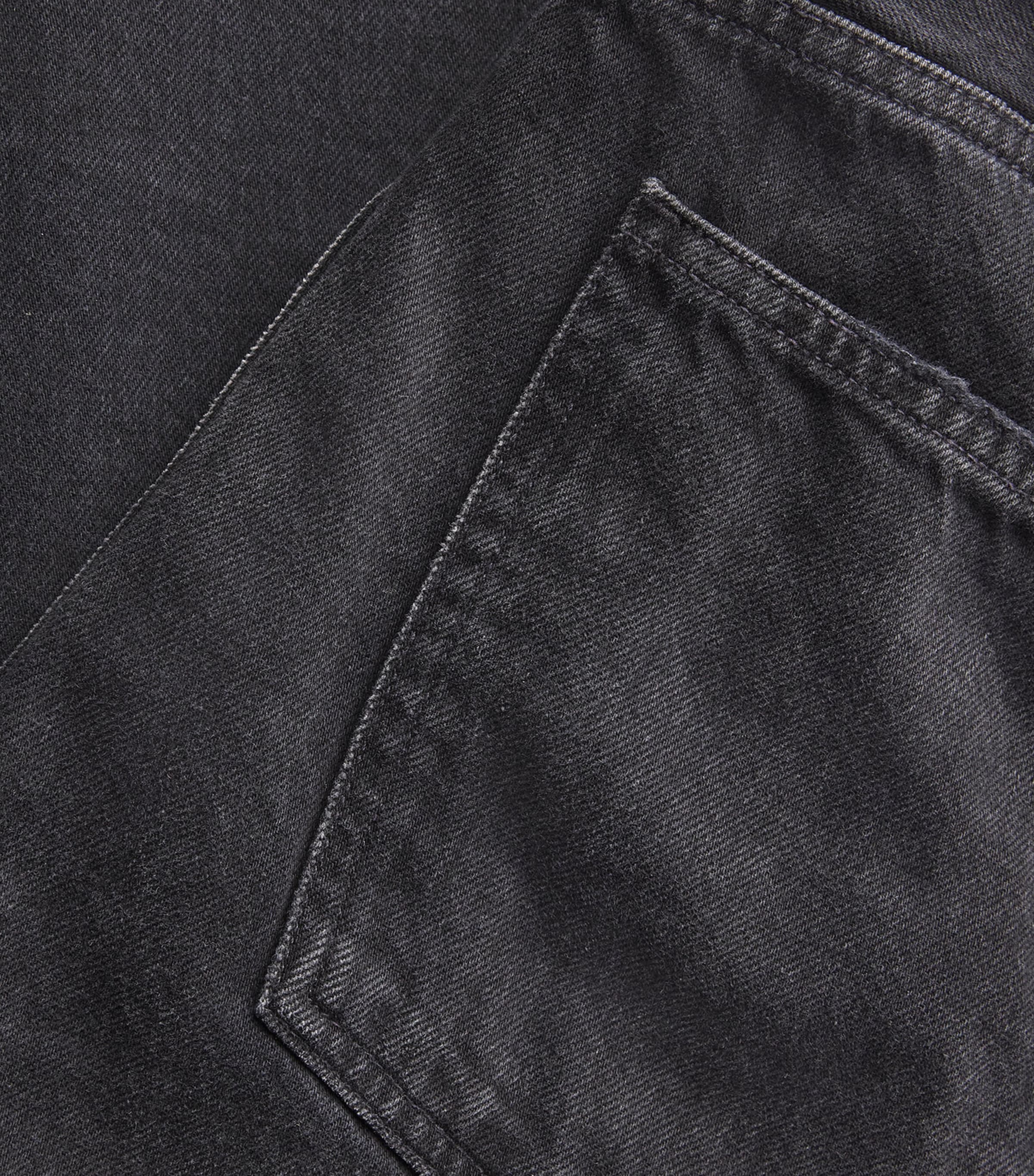 AGOLDE Mens 90's Straight Jeans Tar (washed Black) Image 5