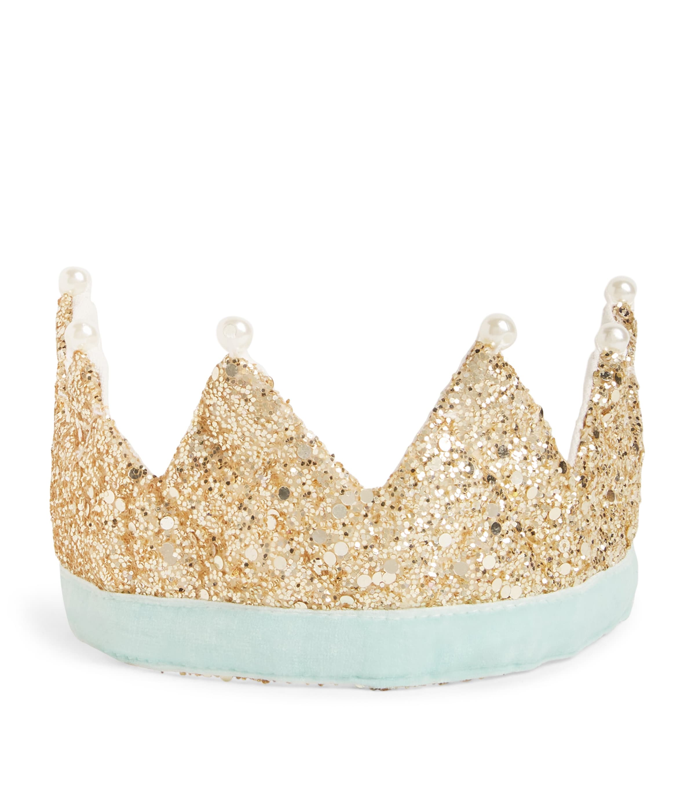 Meri Meri Kids' Glitter Party Crown In Gold