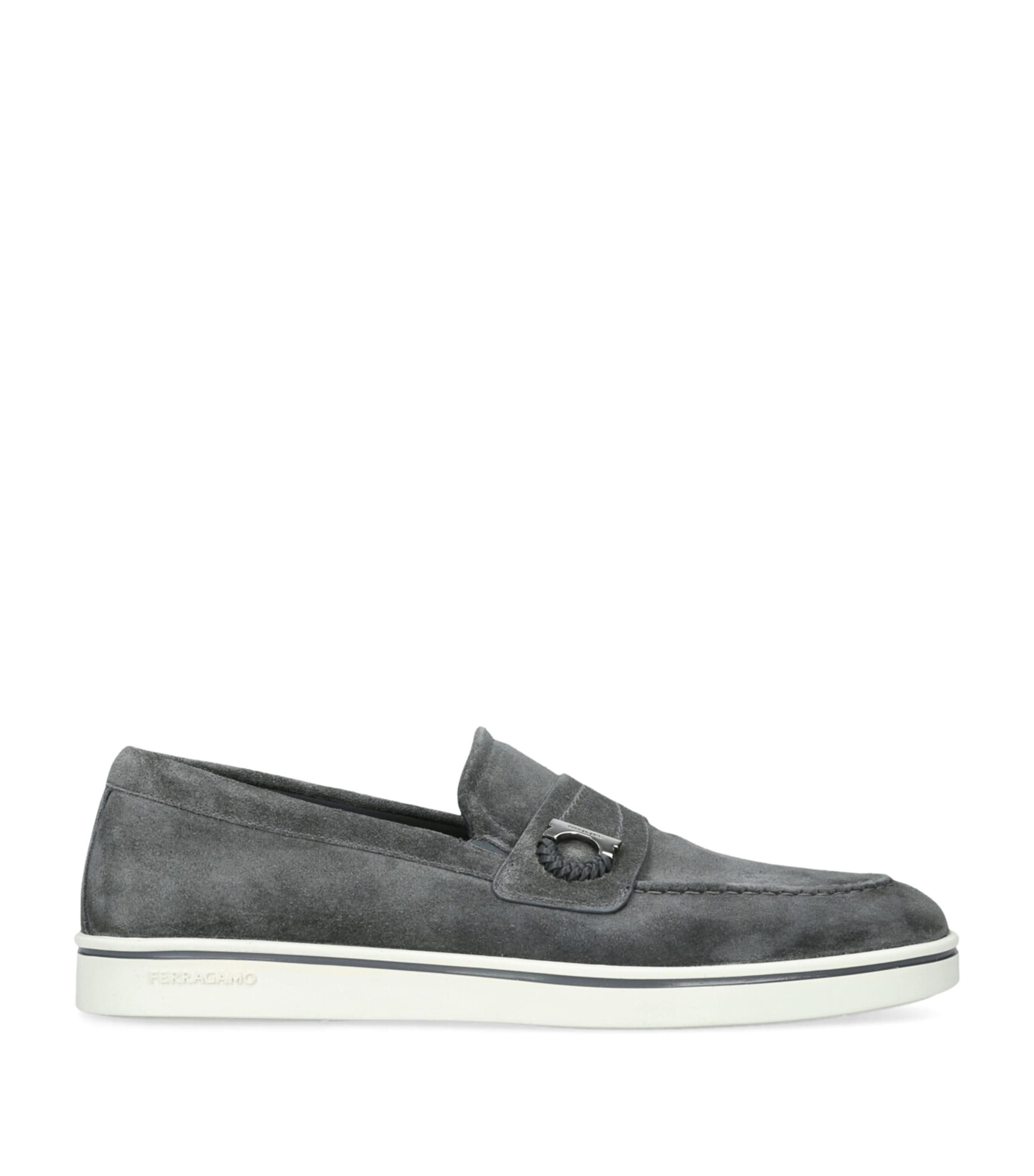 Suede Tancredi Loafers GREY Image 1
