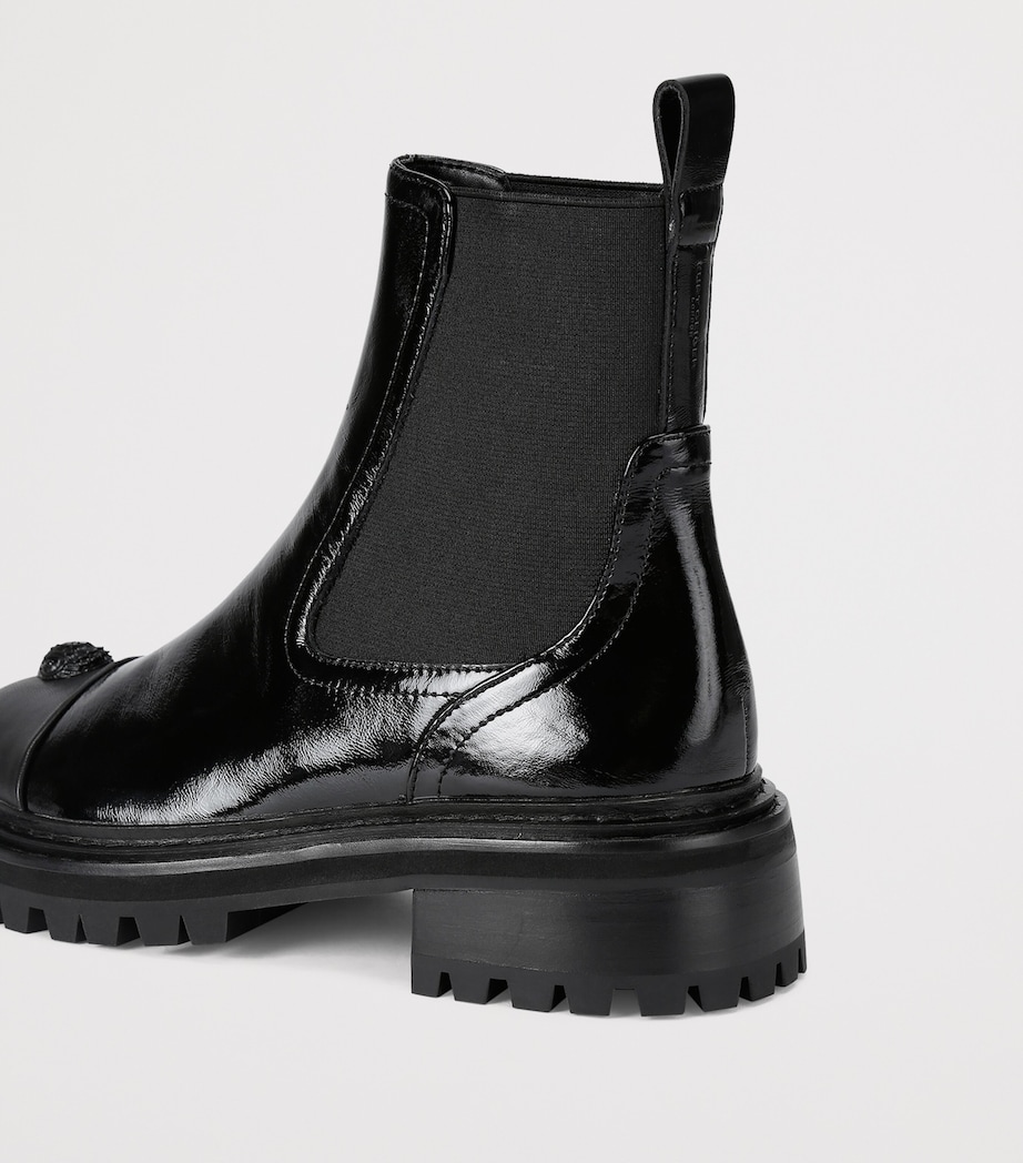 Leather Sloane Chelsea Boots BLACK Image 2