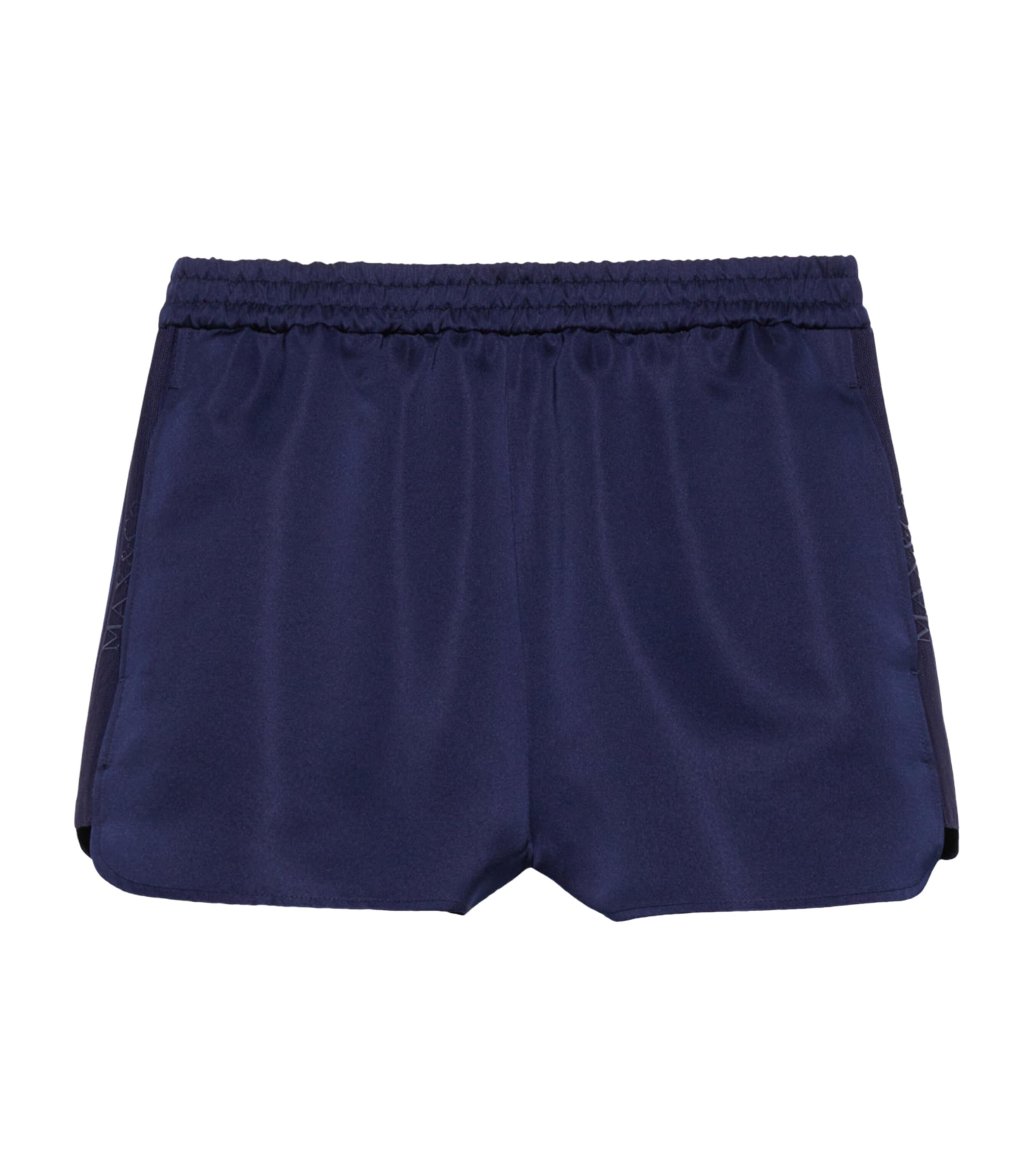 Satin Shorts NAVY Image 1
