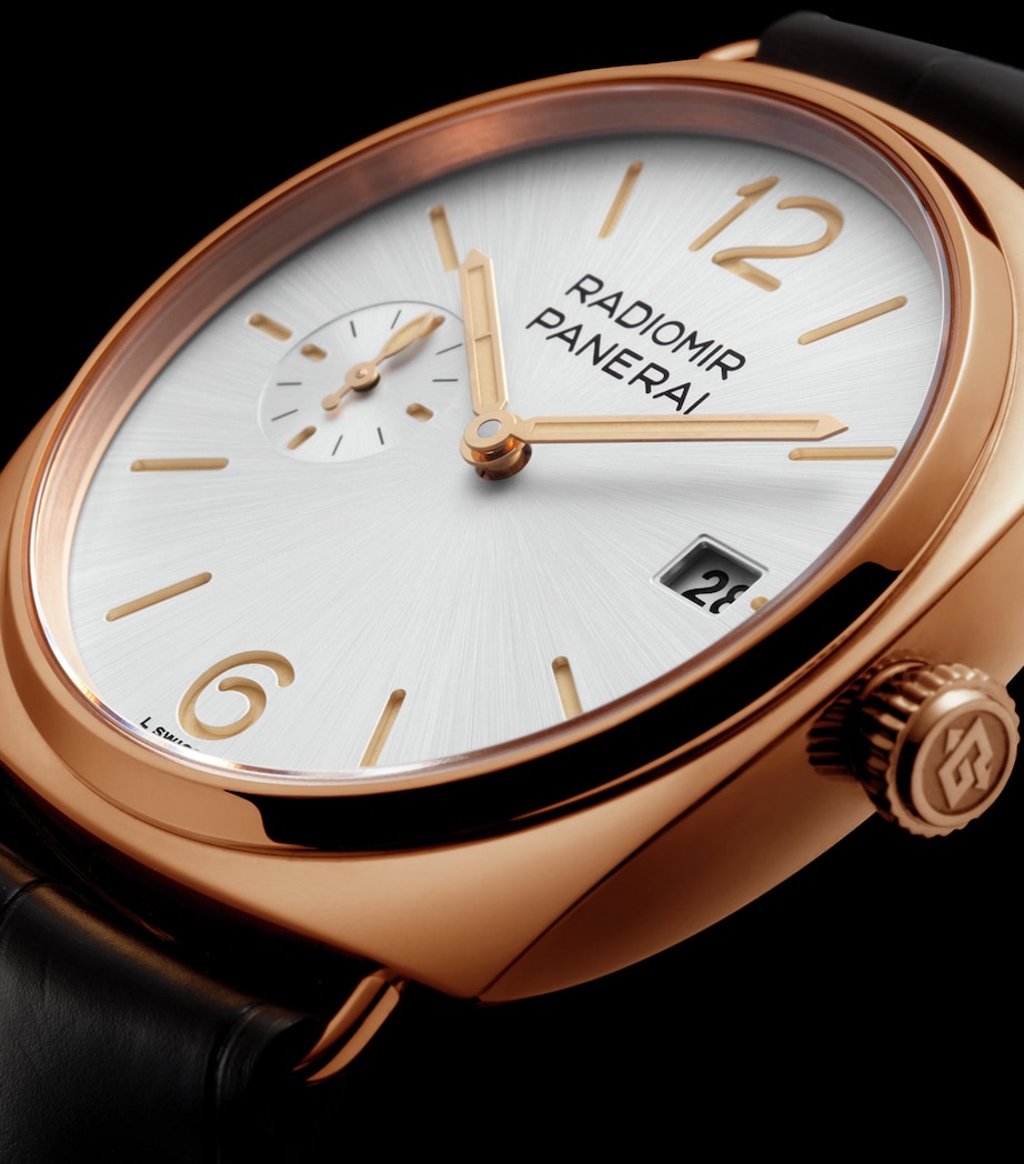 Rose Gold Radiomir Quaranta Watch 40mm WHITE Image 3