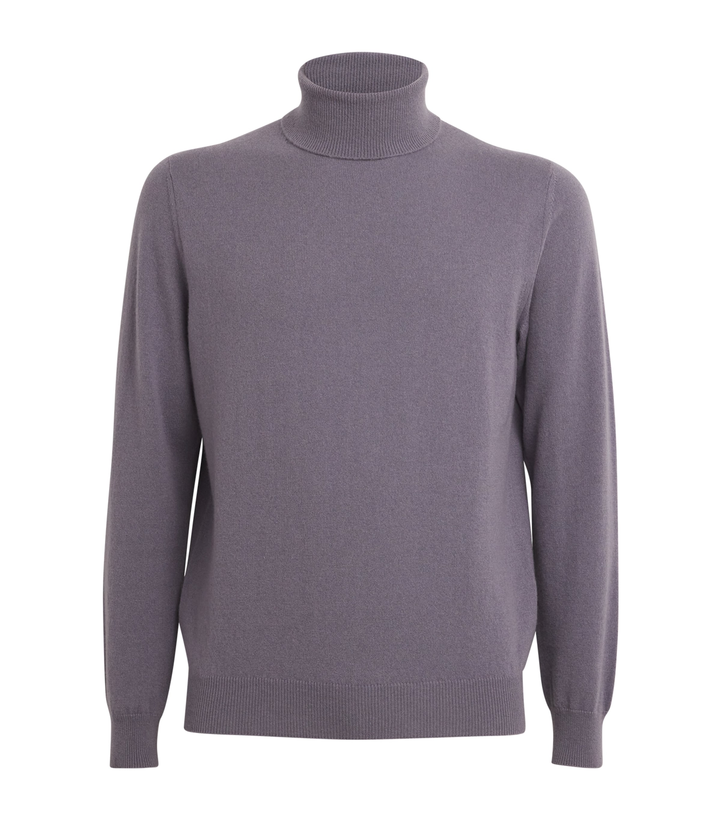 Shop Corneliani Cashmere Rollneck Sweater In Purple