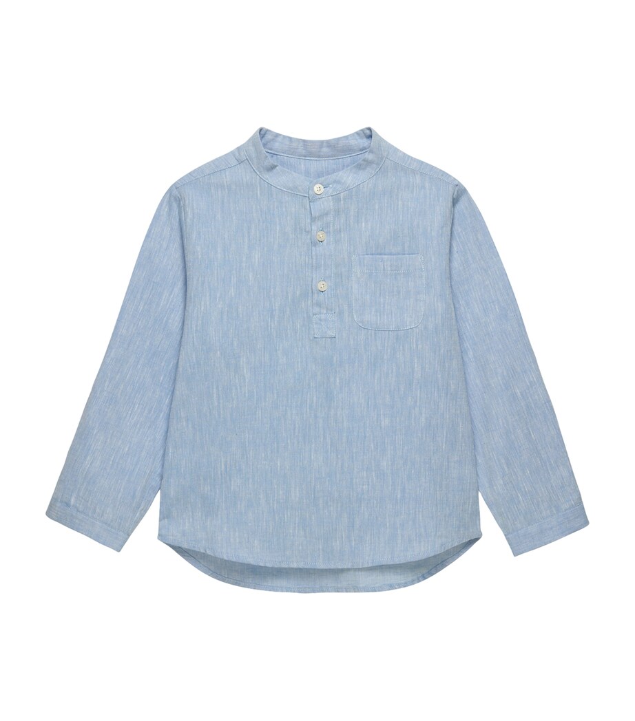 Cotton Oscar Shirt (2-5 Years) PALE BLUE Image 1