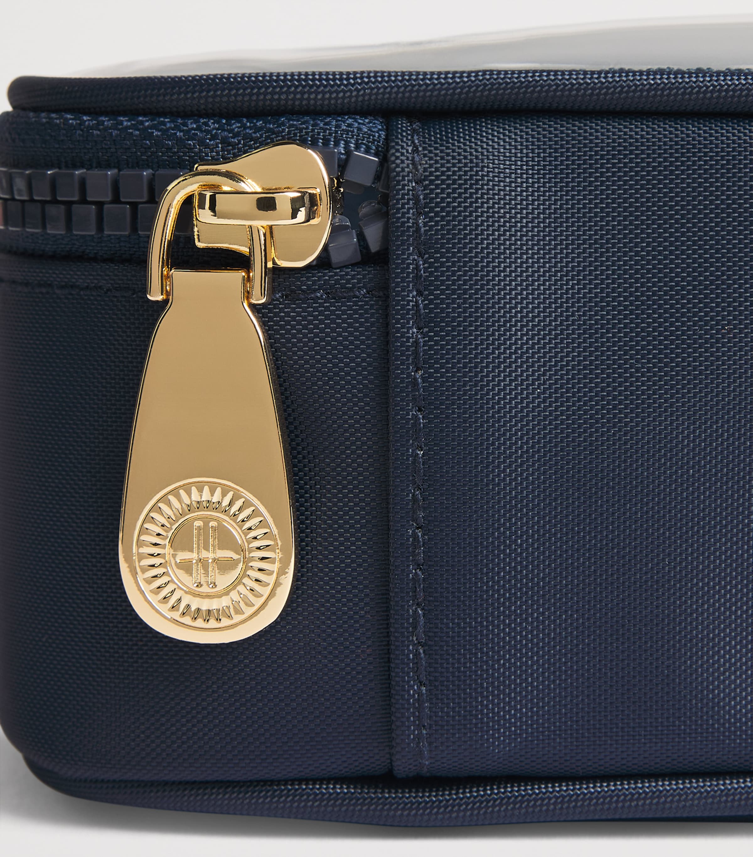 Harrods Clear Cosmetic Bag Navy Image 5