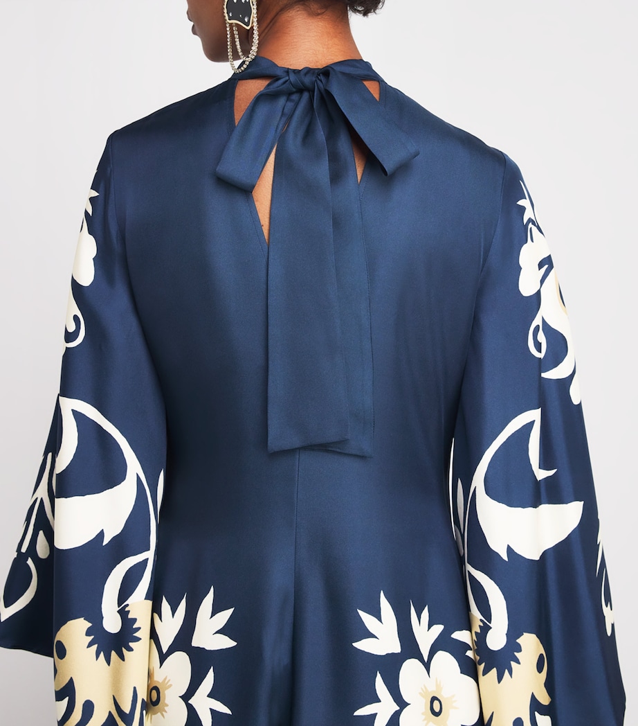 Silk Magnifico Maxi Dress BU03 SELVA PLACEE Image 7