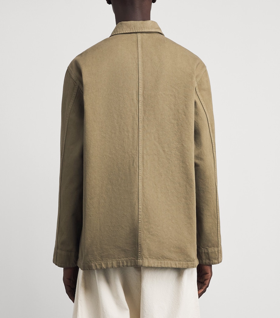 Wool Shacket KAE - VERT GRISE Image 5