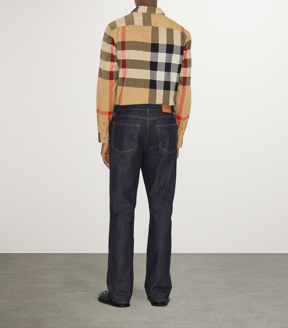 Cotton Enlarged Check Shirt ARCHIVE BEIGE IP CHK Image 2