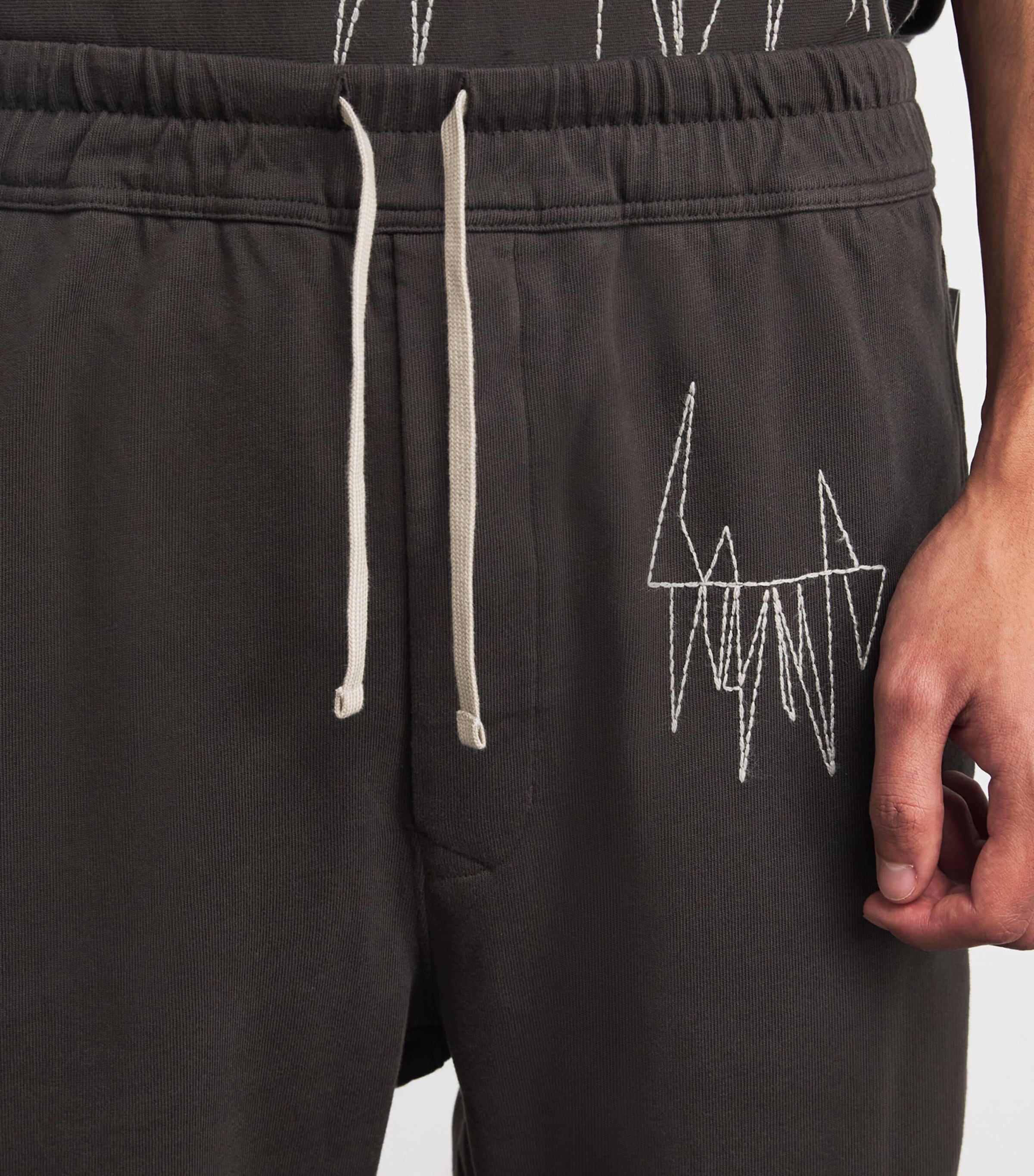 x Moncler Cotton Sweatpants 828 - DARK DUST Image 6