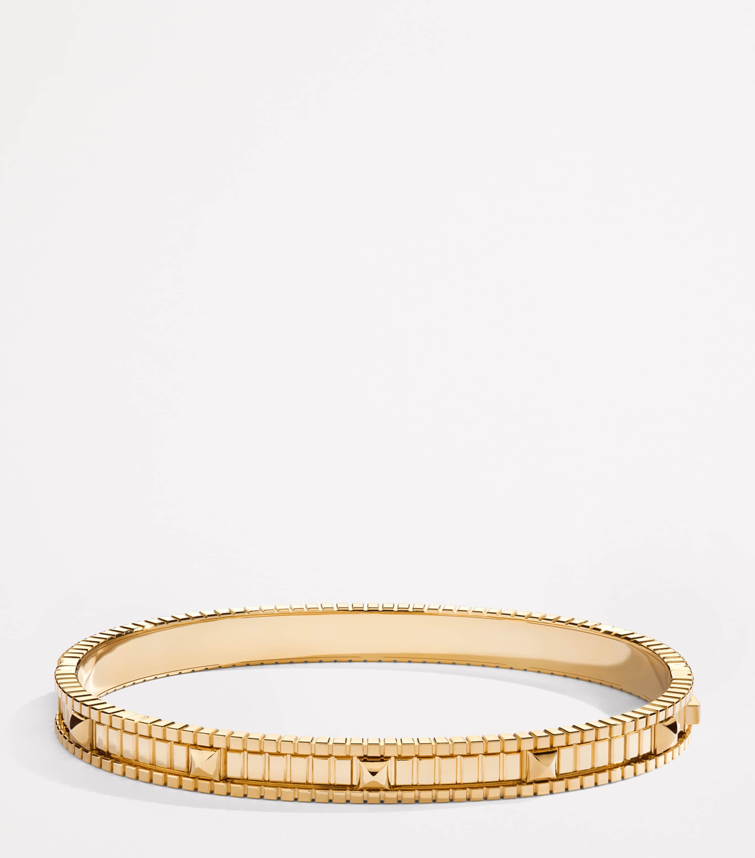 Yellow Gold and Diamond LIFE Bangle YELLOW GOLD Image 3