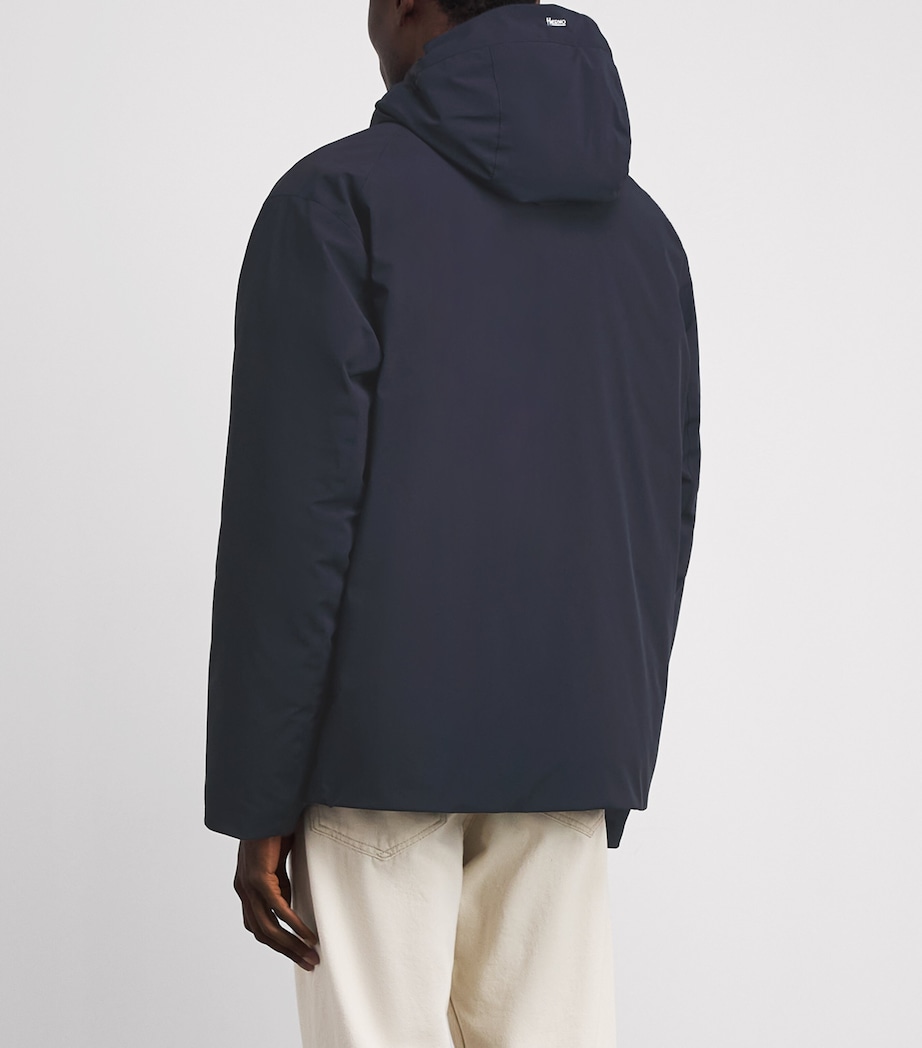 Herno Mens Down New Impact Jacket Blu Navy Image 5