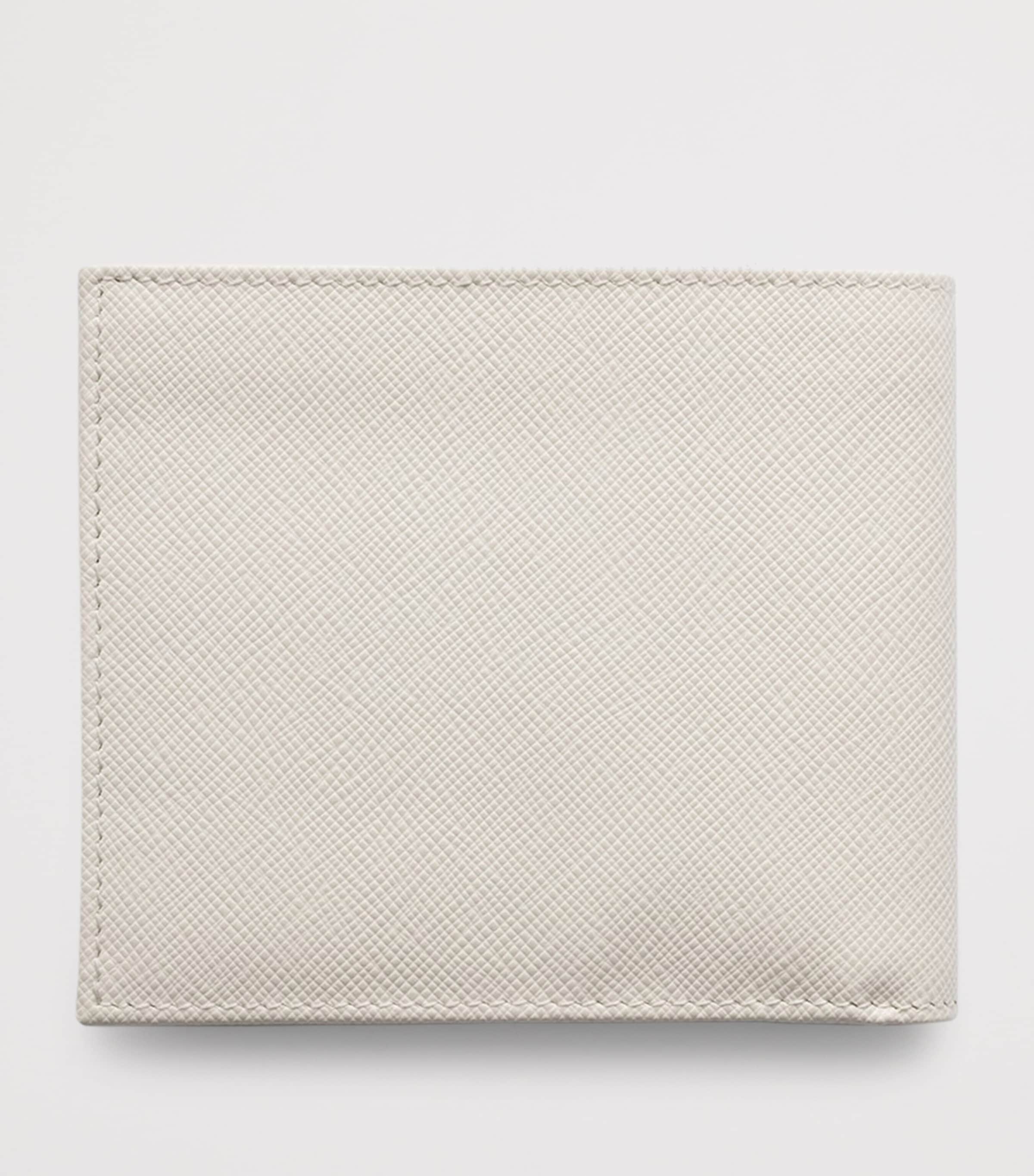 Prada Saffiano Leather Wallet Neutral Image 3