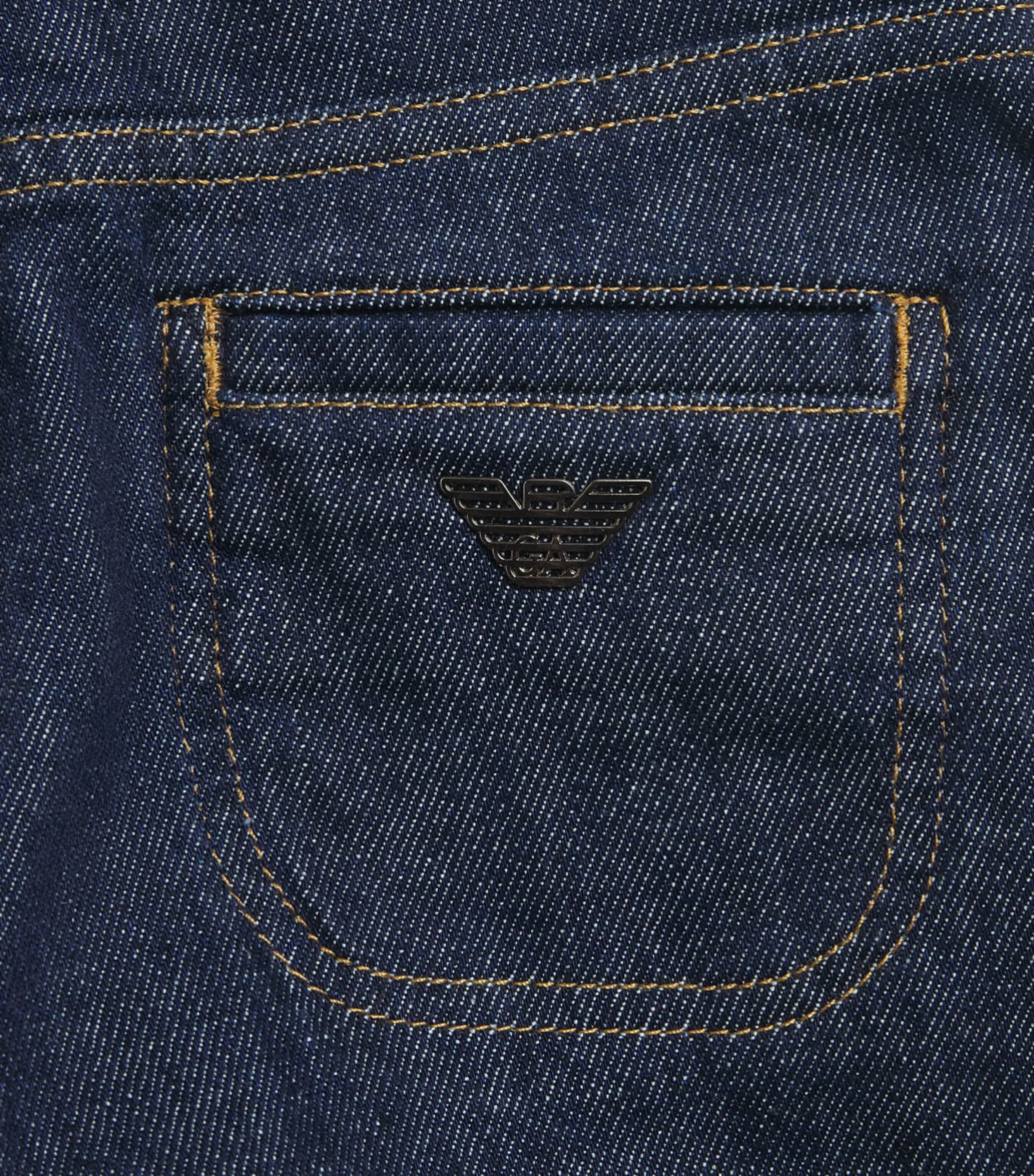 Emporio Armani Kids Straight Jeans (4-16 Years) Blue Denim Image 3