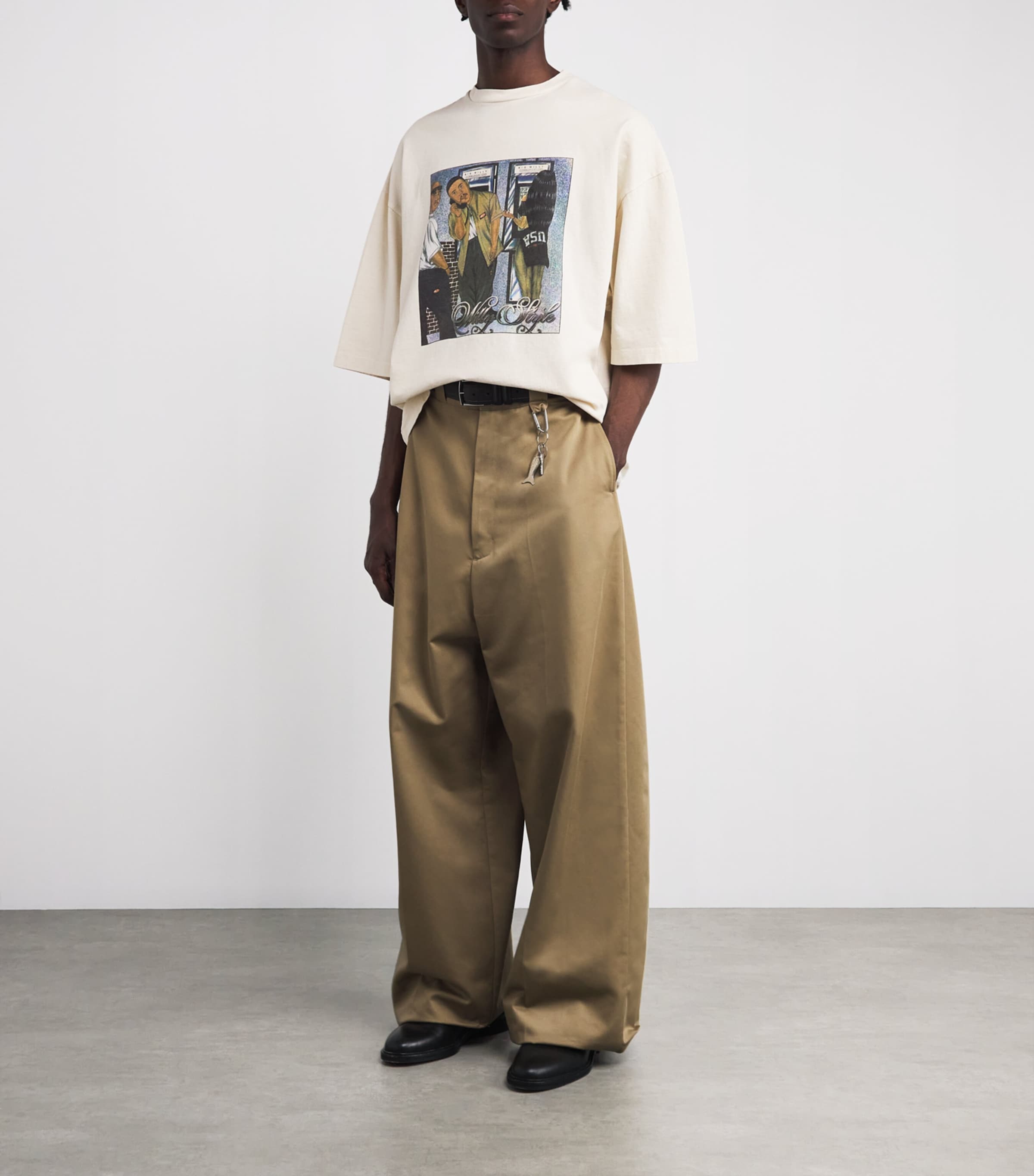 送料・関税無料◆Kemio着用 Willy Chavarria コットンT-Shirt Willy Chavarria Cotton Printed Northsider T-Shirt | Harrods HK