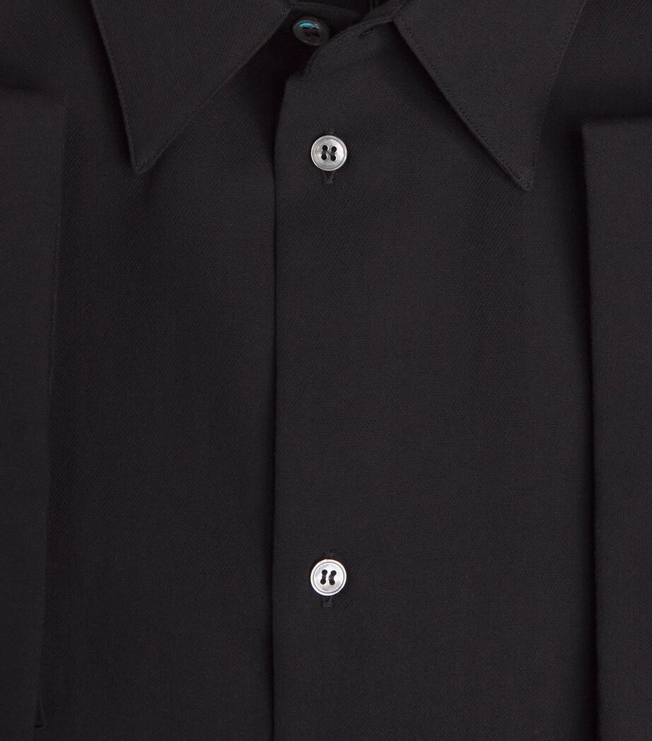 Studio Nicholson Mens Cotton-Blend Sorono Oversized Shirt Black Image 5