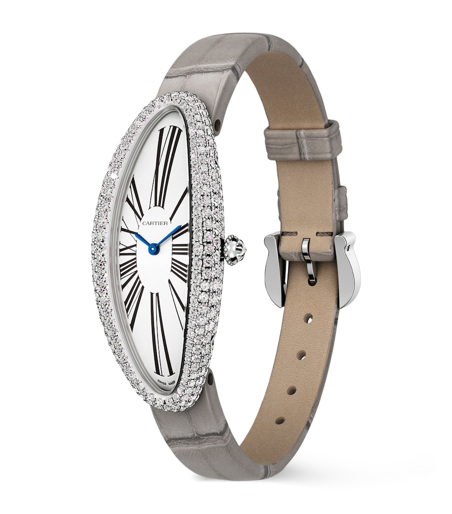 Cartier White Gold Baignore Allongée Watch 21mm White Gold Image 2