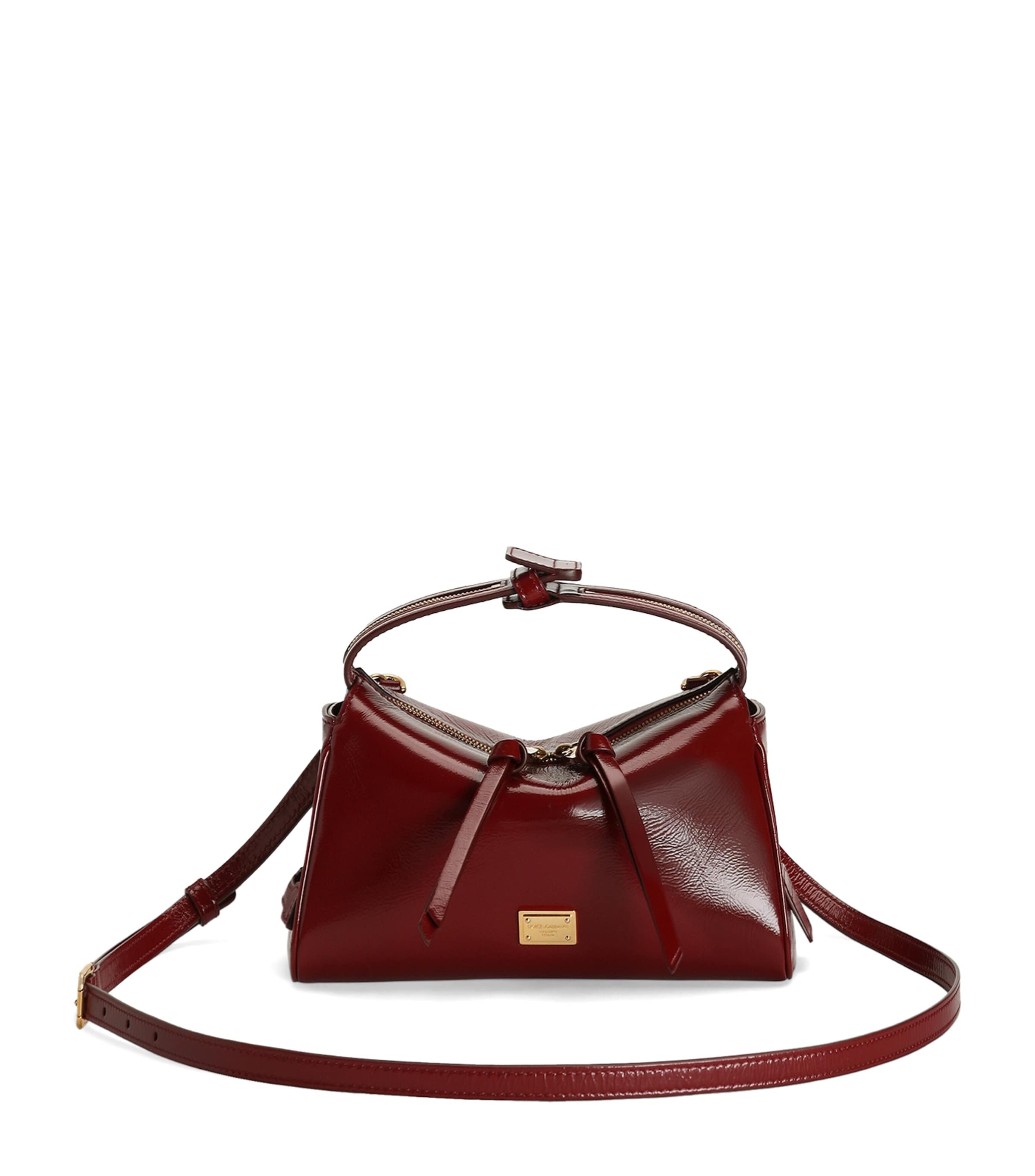Dolce&Gabbana Calfskin Vittoria Shoulder Bag Tono Rosso Image 1