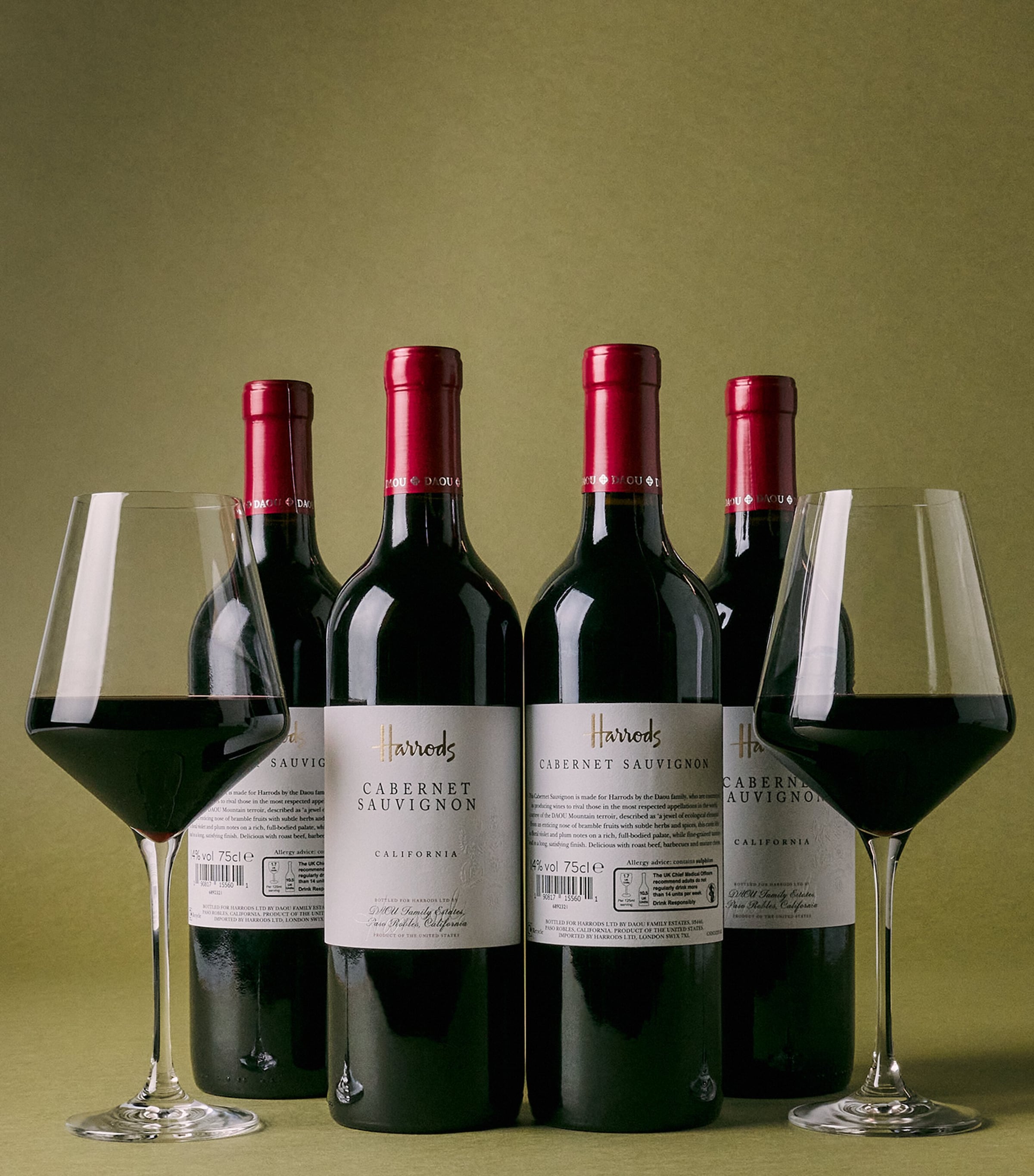 Harrods Cabernet Sauvignon Wine Case (12 Bottles) - Paso Robles