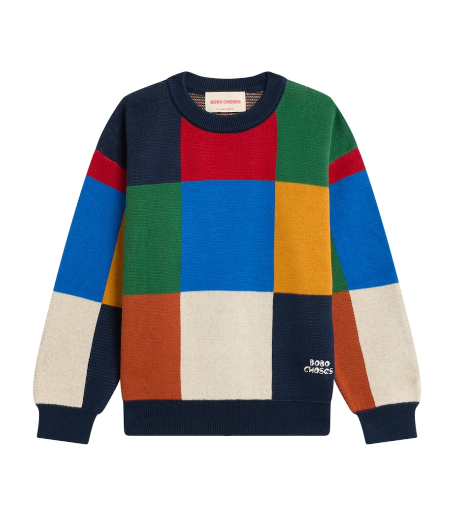 Multicoloured Tiles Sweatshirt (2-13 Years) 991MULTICOLOR Image 1