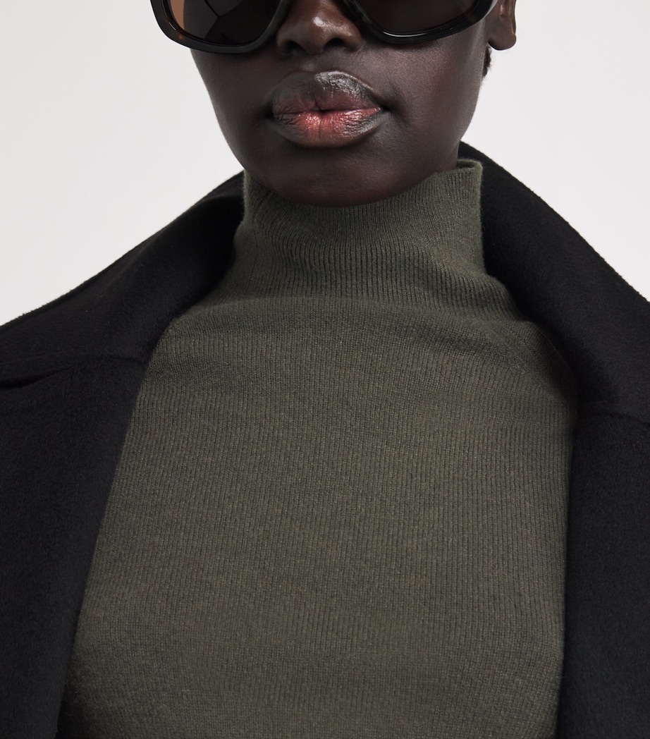 Cashmere Oxna High-Neck Sweater PALM LEAF Image 6