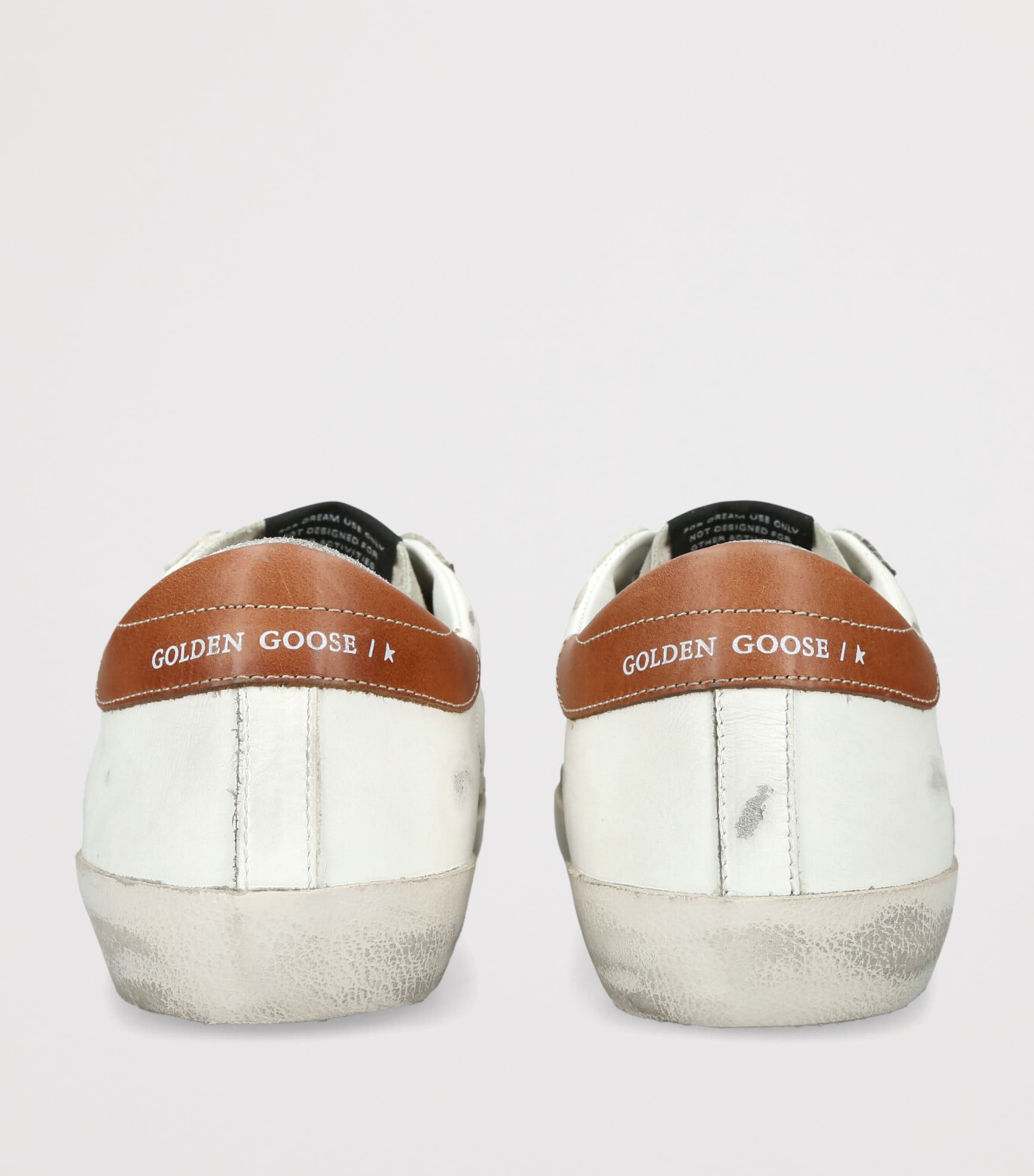 Golden Goose Leather Super-Star Sneakers White/oth Image 2