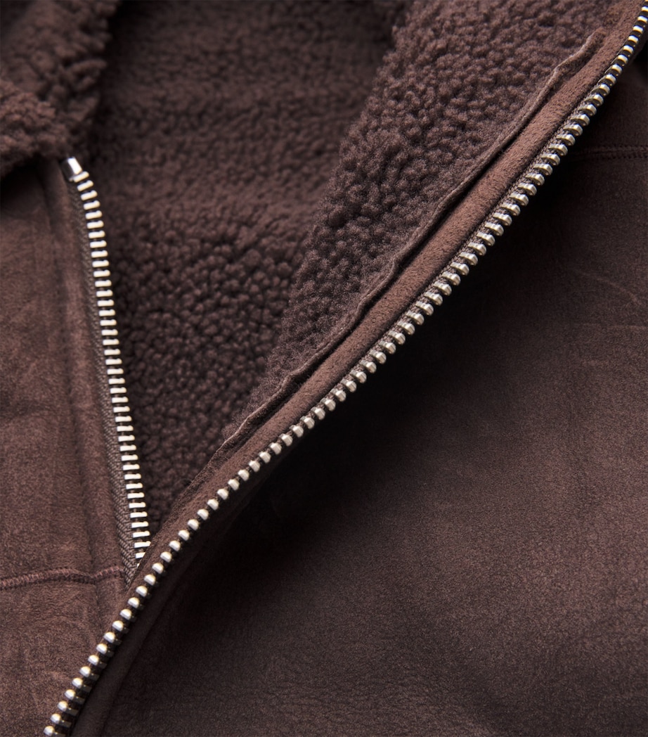 Shearling-Collar Jacket DSBWN Image 5