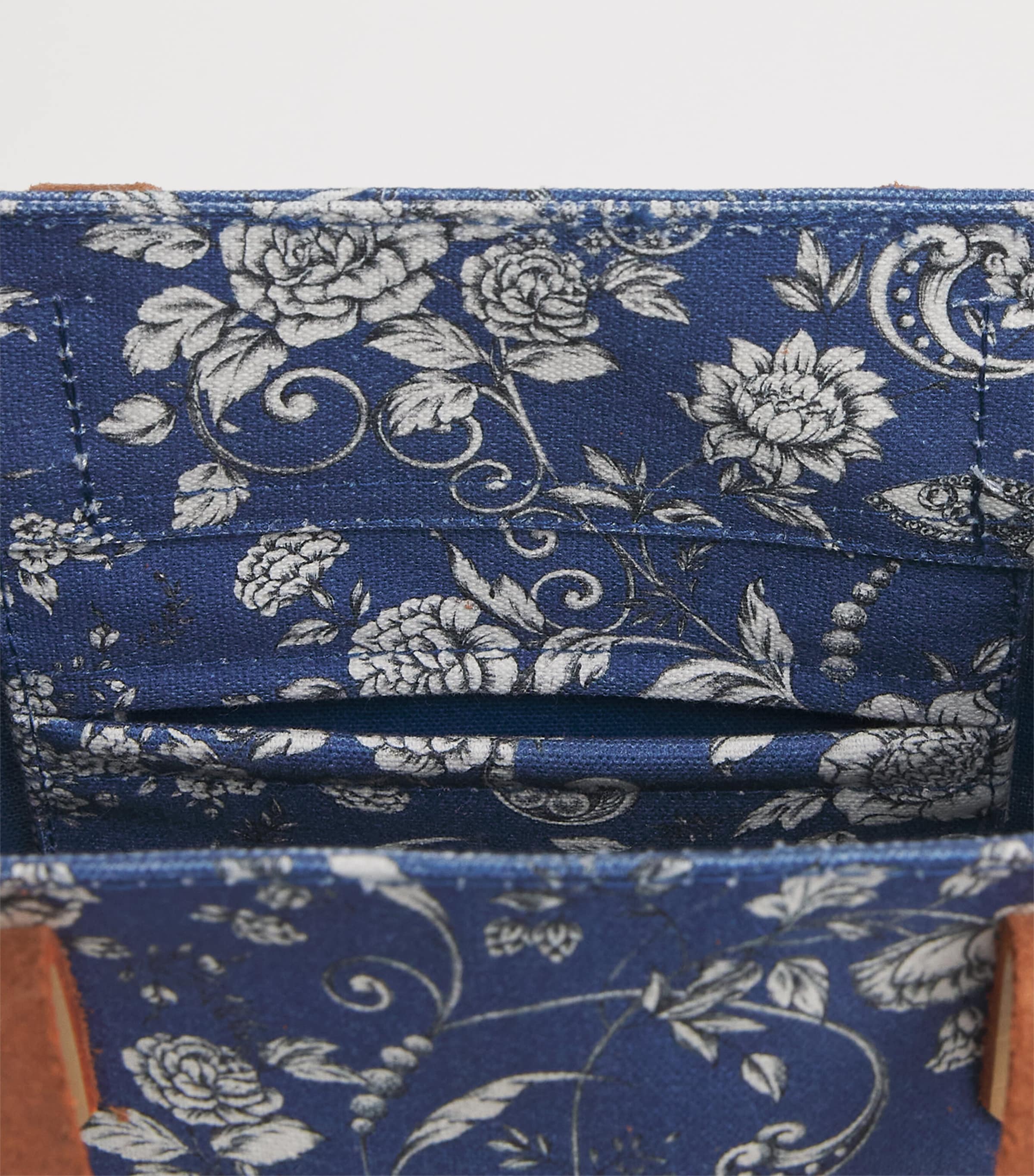 Harrods Small Gilded Butterfly Tote Bag Print Image 3