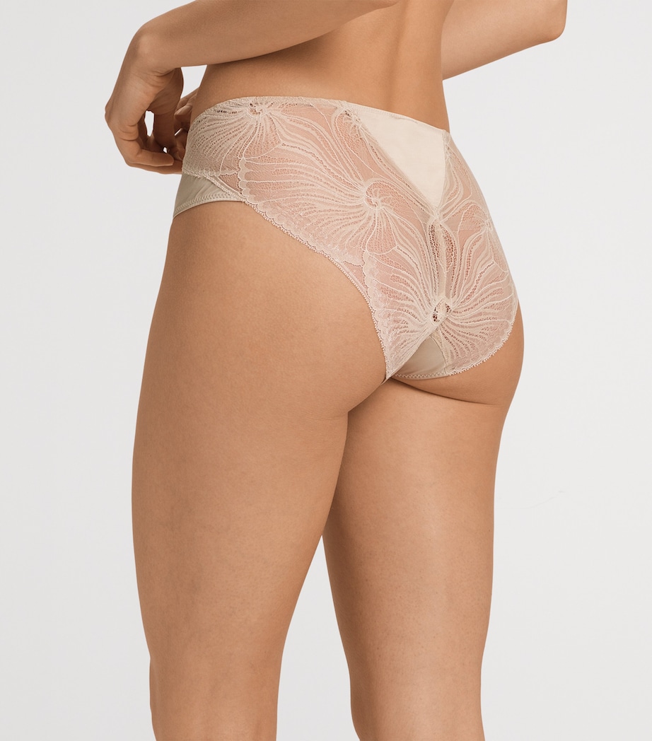 Lace-Trim Lilith Midi Briefs COFFEE QUARTZ Image 4