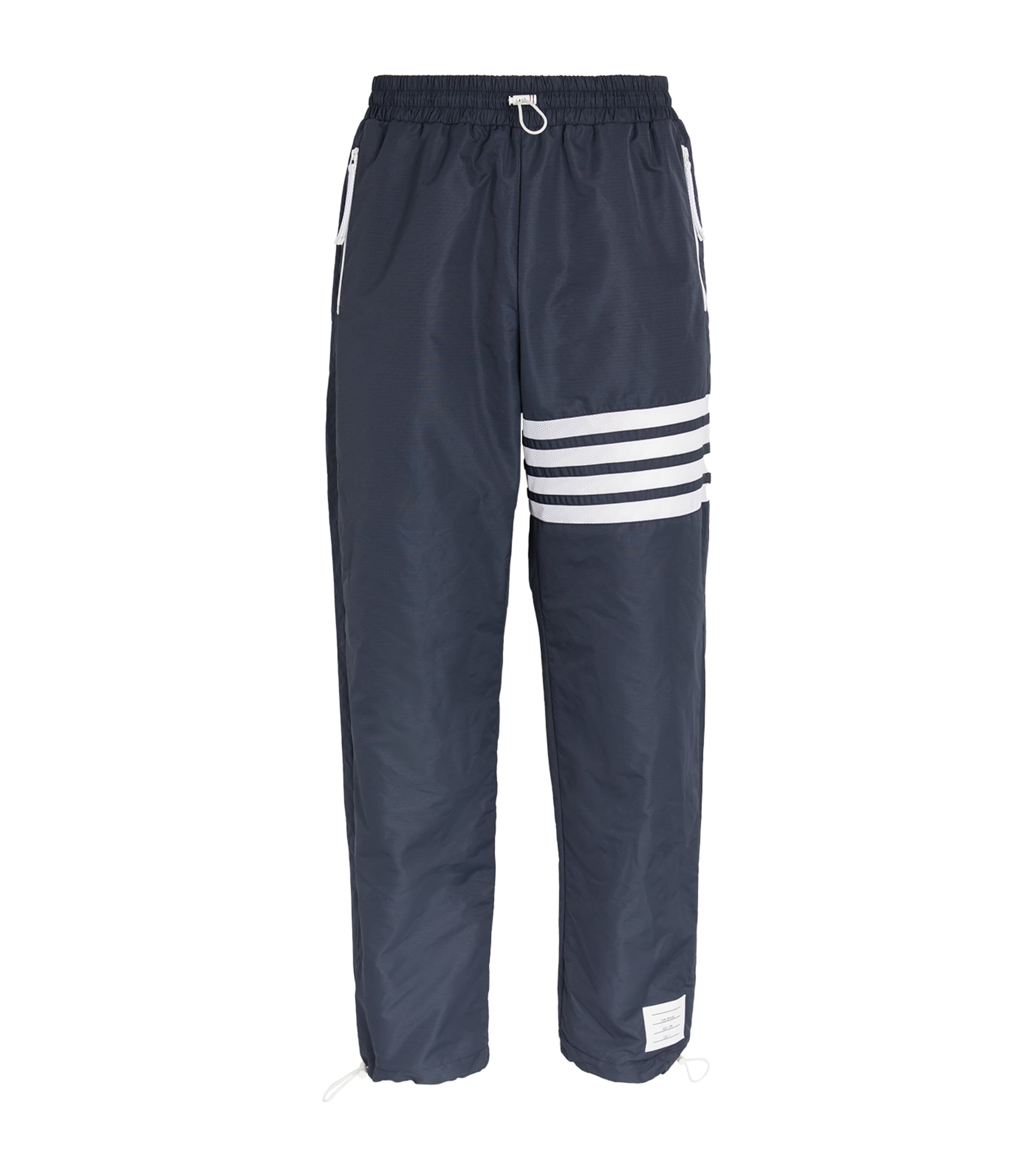 Thom Browne Technical 4-bar Sweatpants In Navy