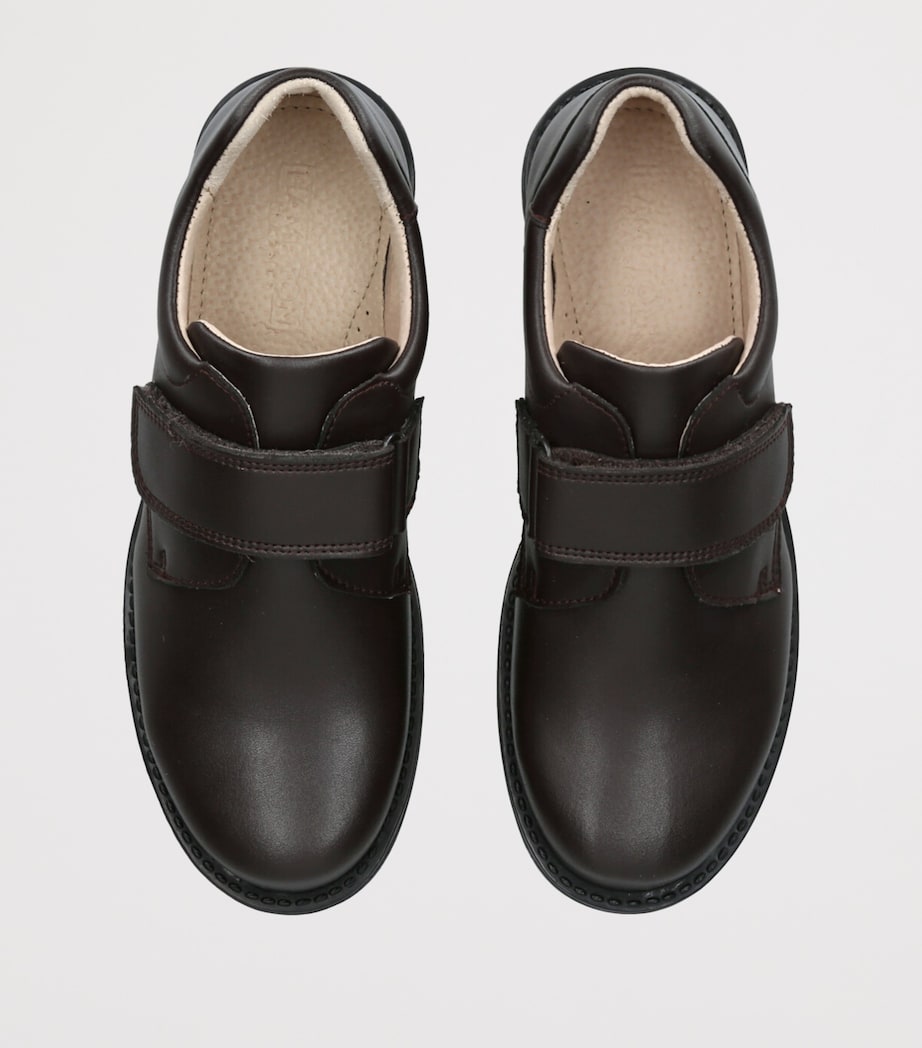 Leather George School Shoes DARK BROWN Image 4