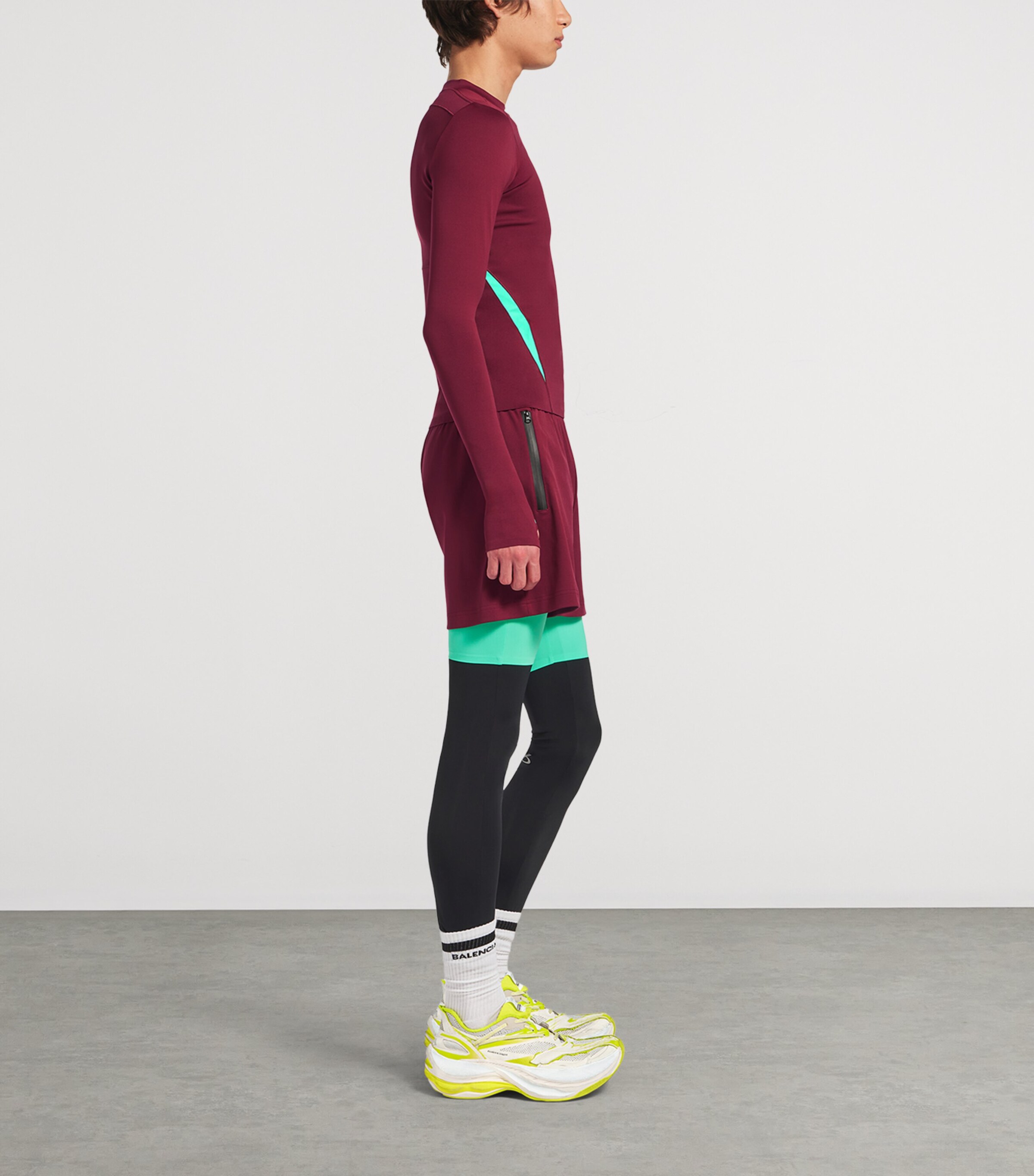 Balenciaga Mens Technical Long-Sleeve T-Shirt Image 4