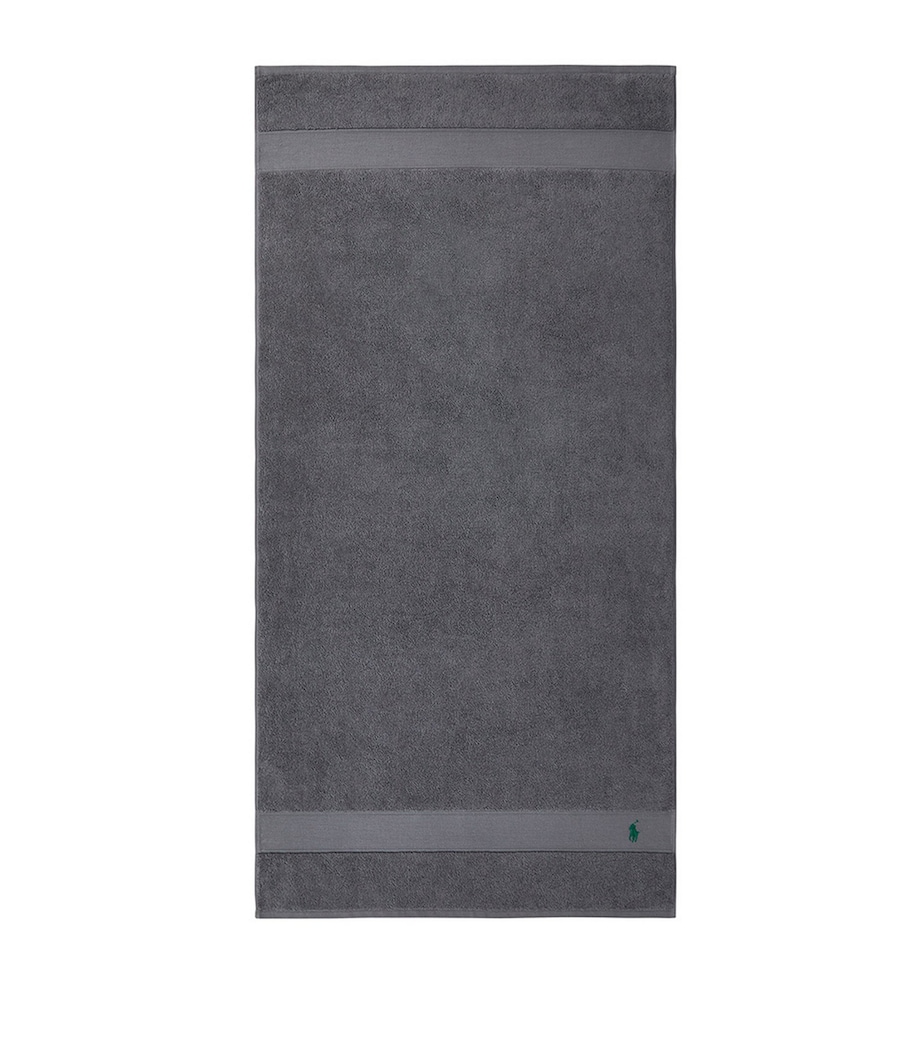 Polo Player Bath Towel (70cm x 140cm) BARCLAY HEATHER Image 2