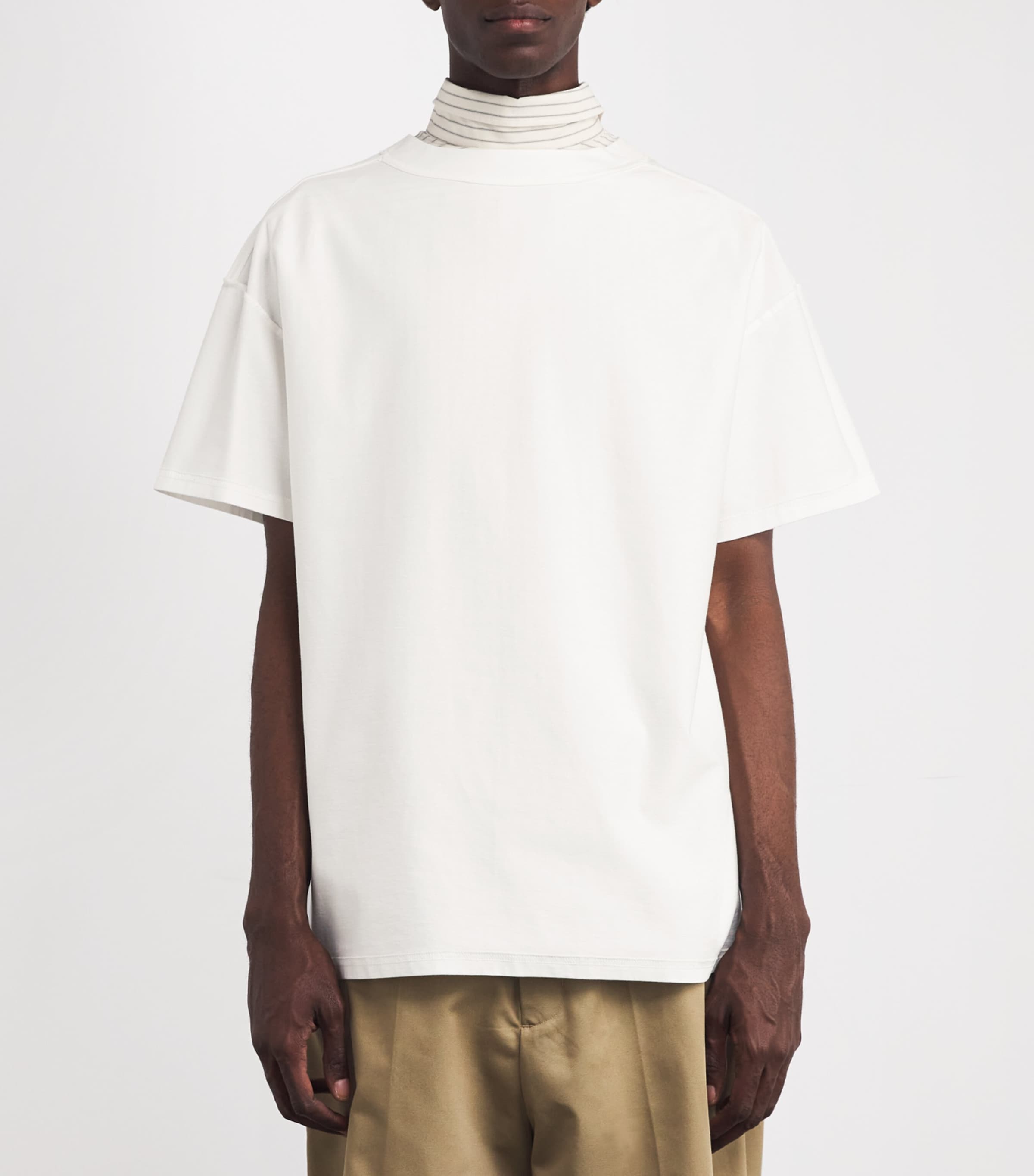 Maison Margiela Mens Cotton Layered Shirt Image 3