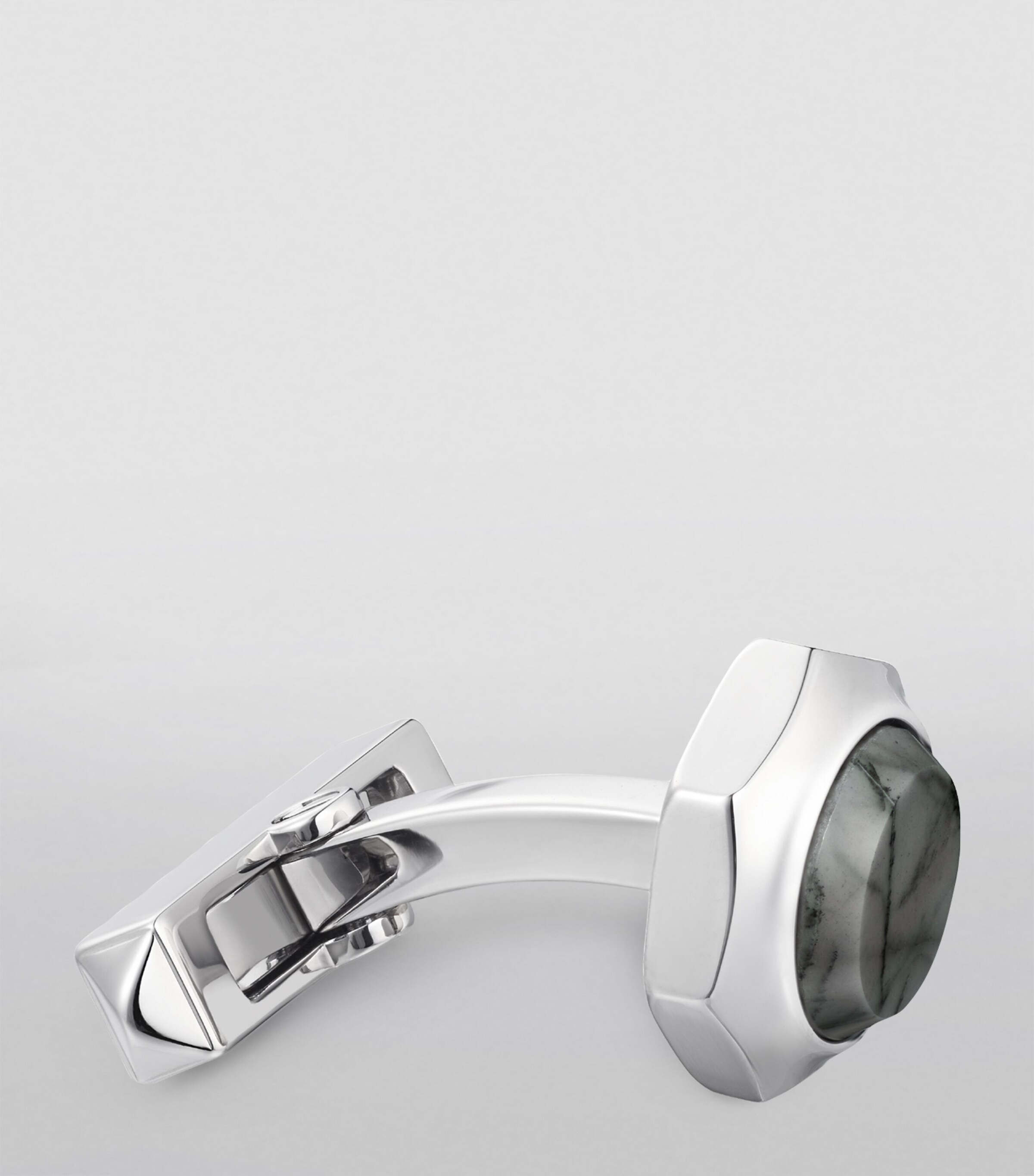 Cartier Sterling Silver Santos de Cartier Cufflinks Silver Image 3