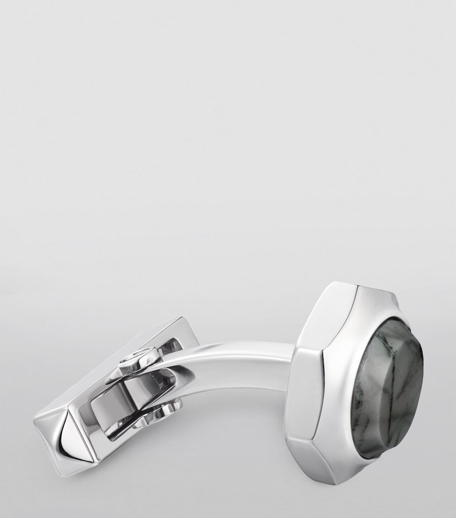 Sterling Silver Santos de Cartier Cufflinks SILVER Image 3
