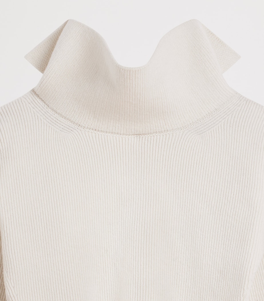Givenchy Womens Wool-Blend Slashed Sweater Image 7