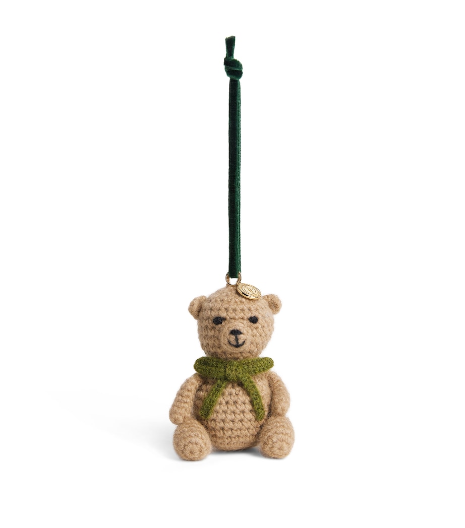 Harrods Wool Harrods Bear Tree Decoration Image 1