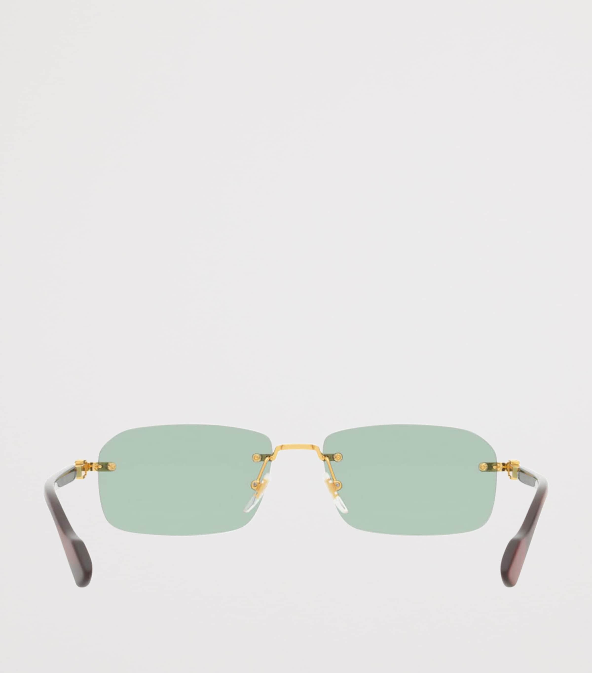 Gucci Rectangle Sunglasses Image 4