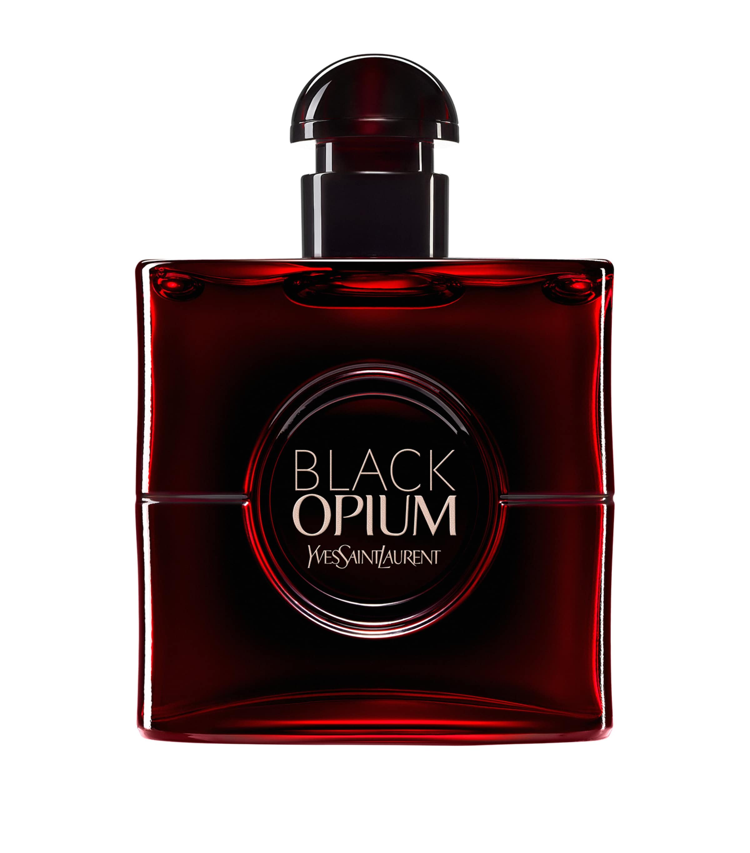 Ysl Black Opium Eau De Parfum Over Red