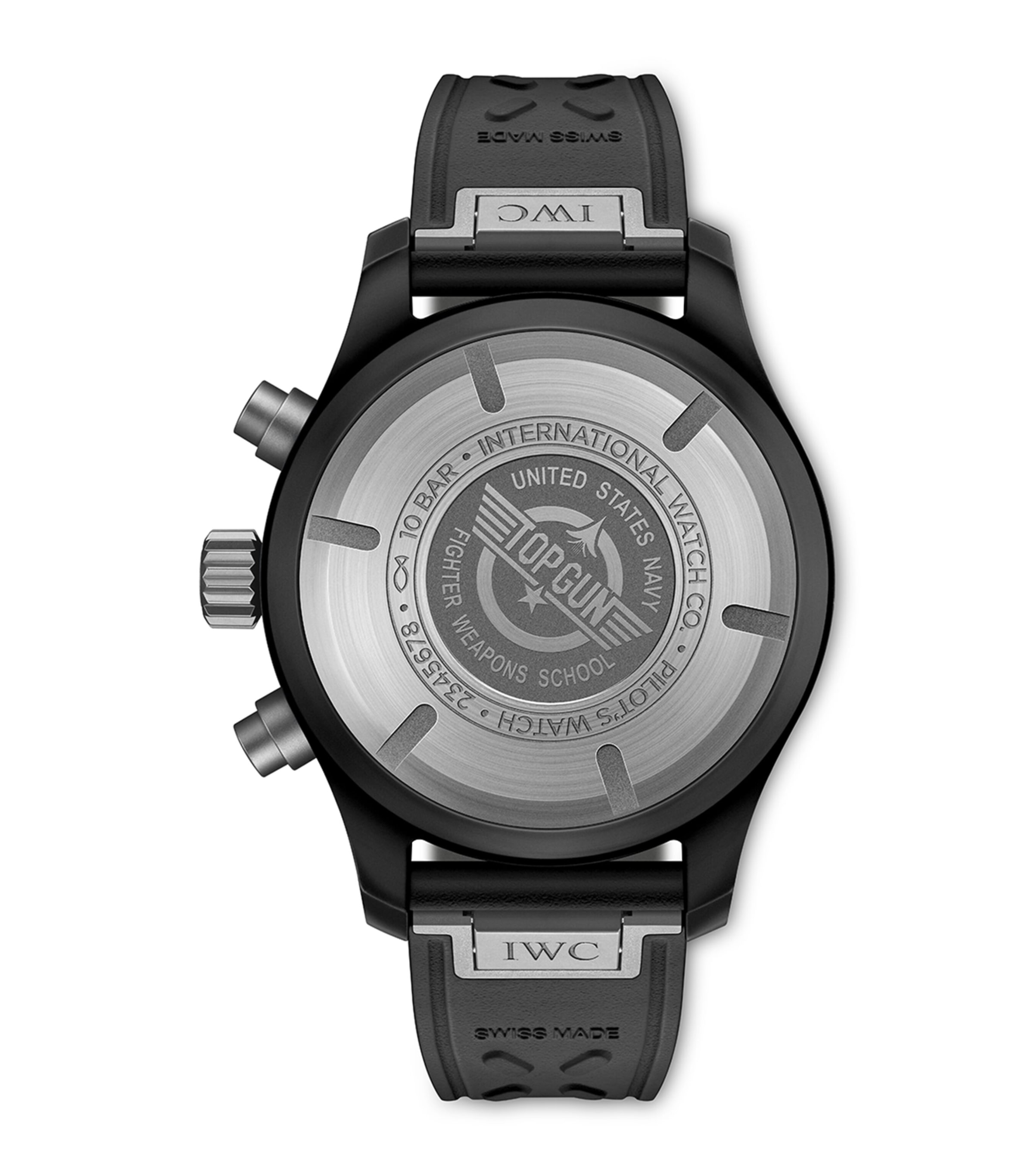 Ceramic TOP GUN Pilot Watch 42mm BLACK Image 2