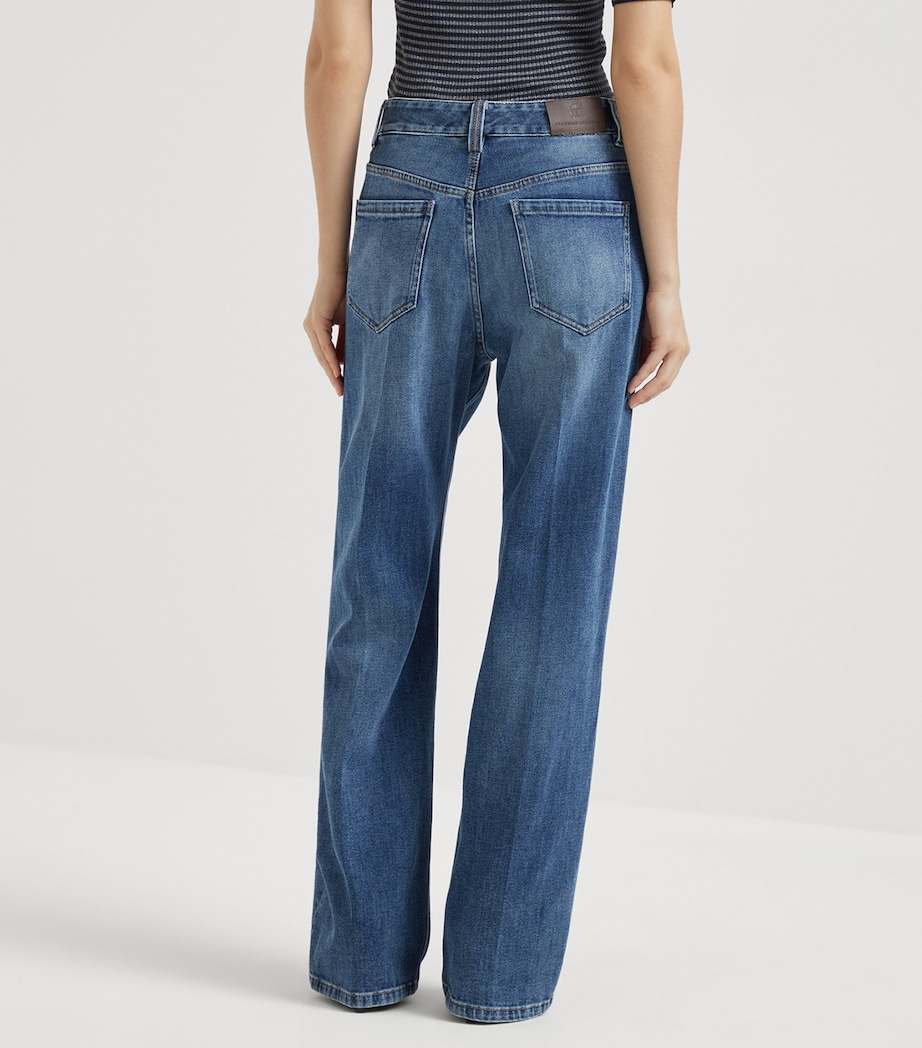Brunello Cucinelli Womens Contemporary Loose Jeans Image 3